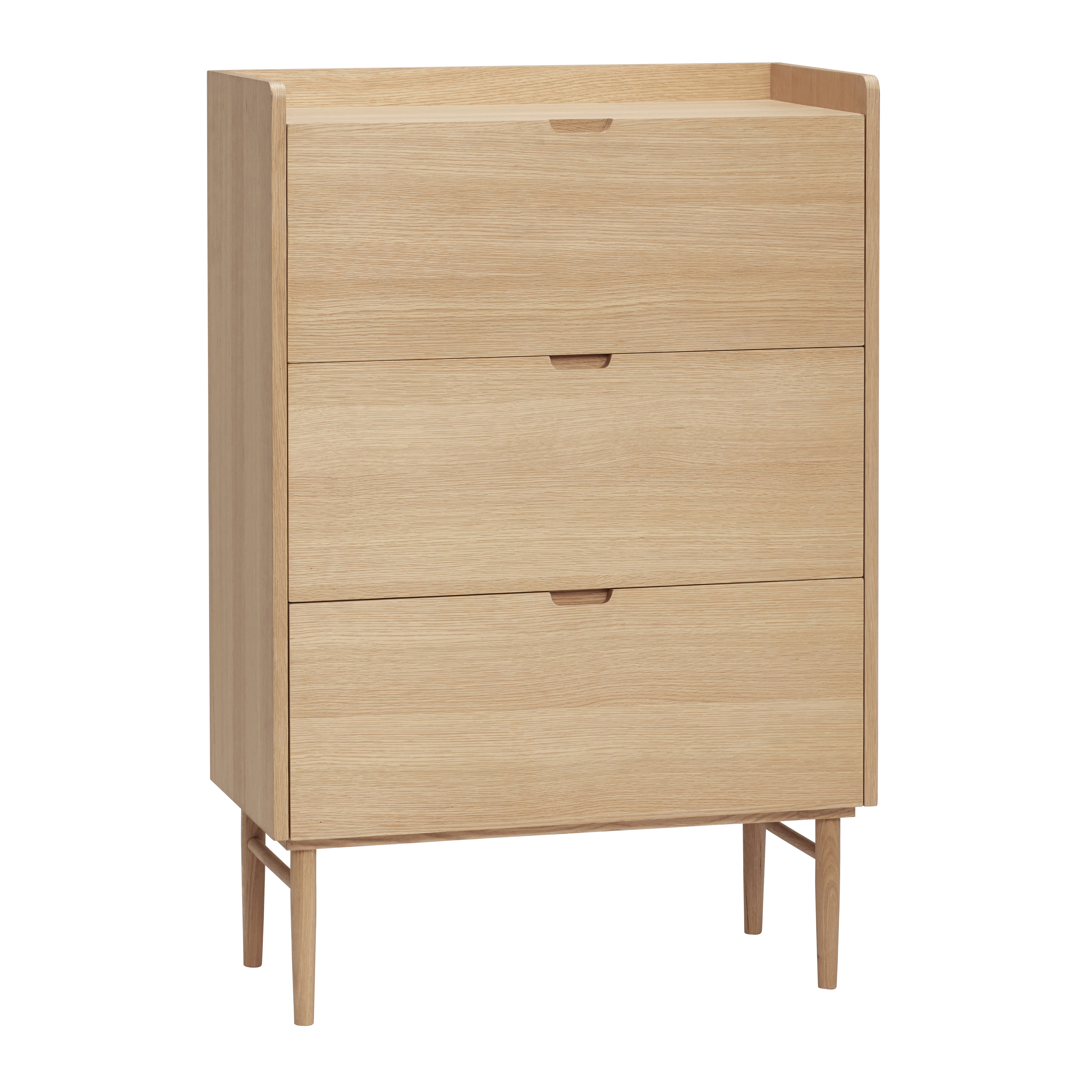 Hübsch - Wendy lipasto FSC 120cm Beige - Ek, Ekfanér - Toimistot