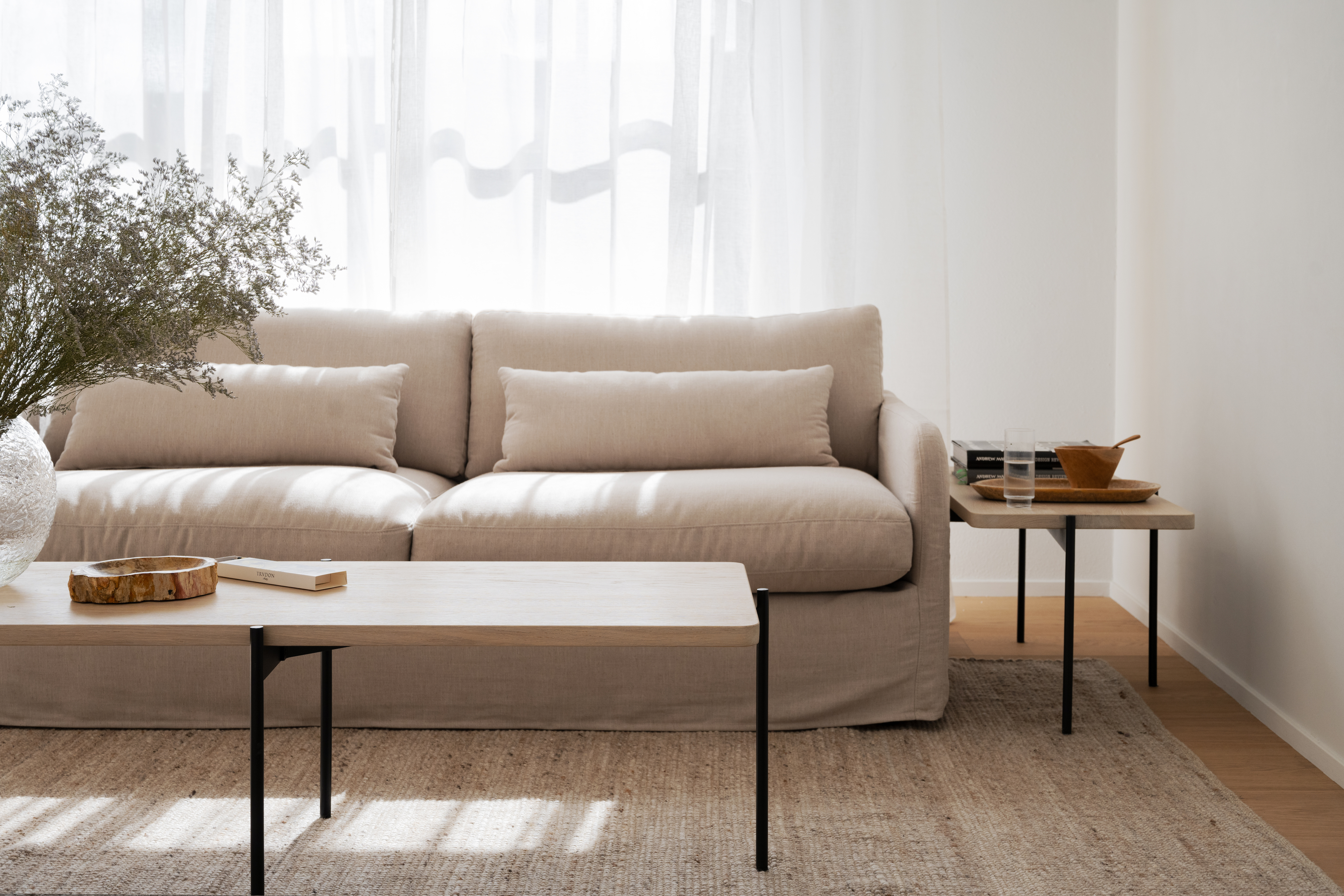 Rowico Home Peyton 3-sits Soffa Beige 213cm