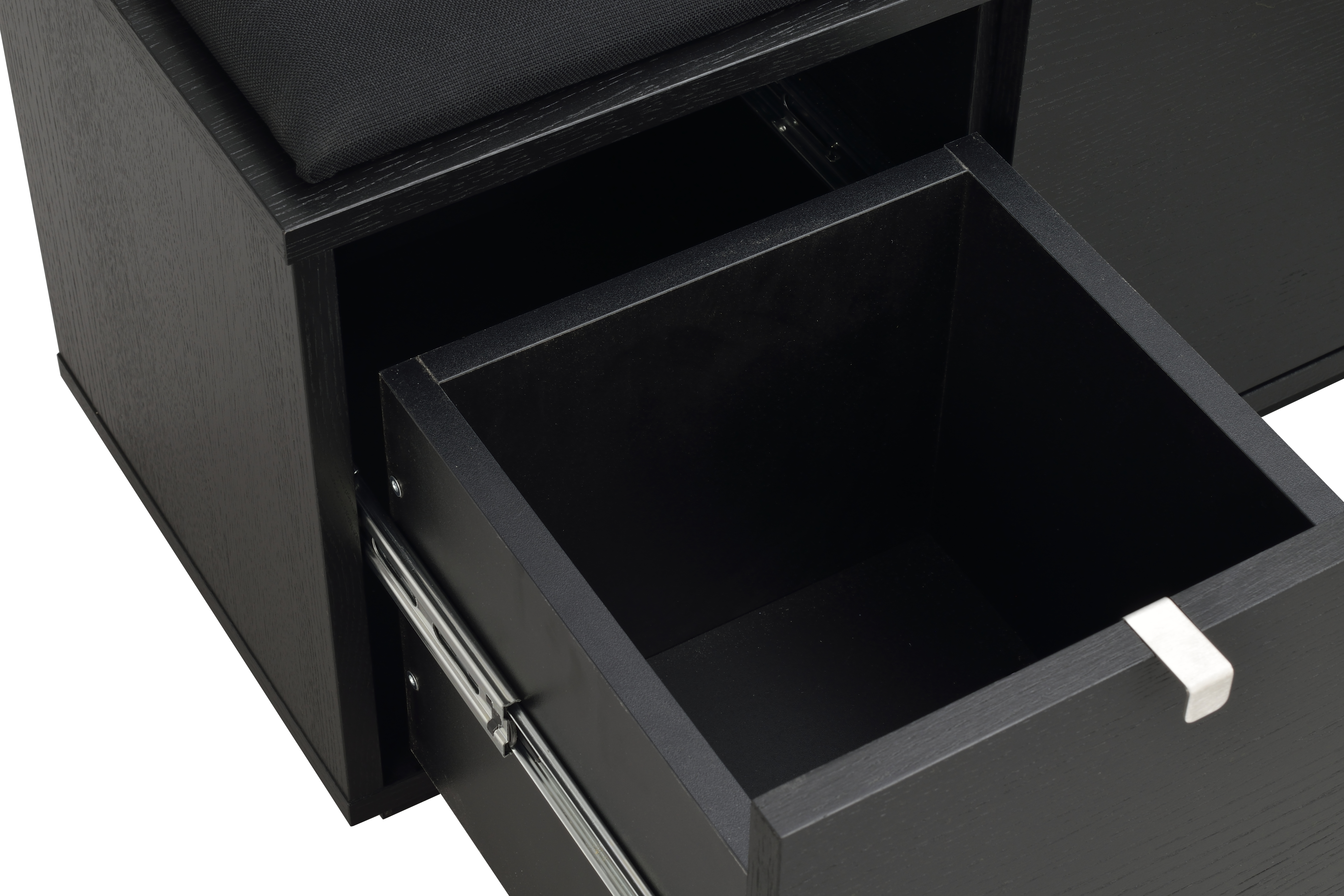 Rowico Home Confetti Bänk 2 Svartlackad/Svart