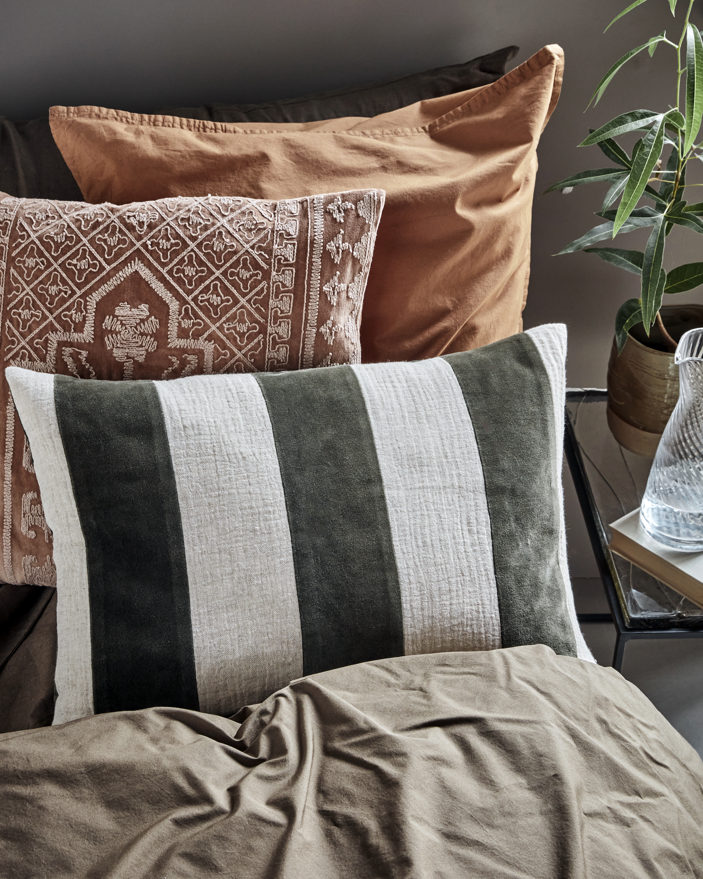 House Doctor Sono Kissenbezug Grün 40x60