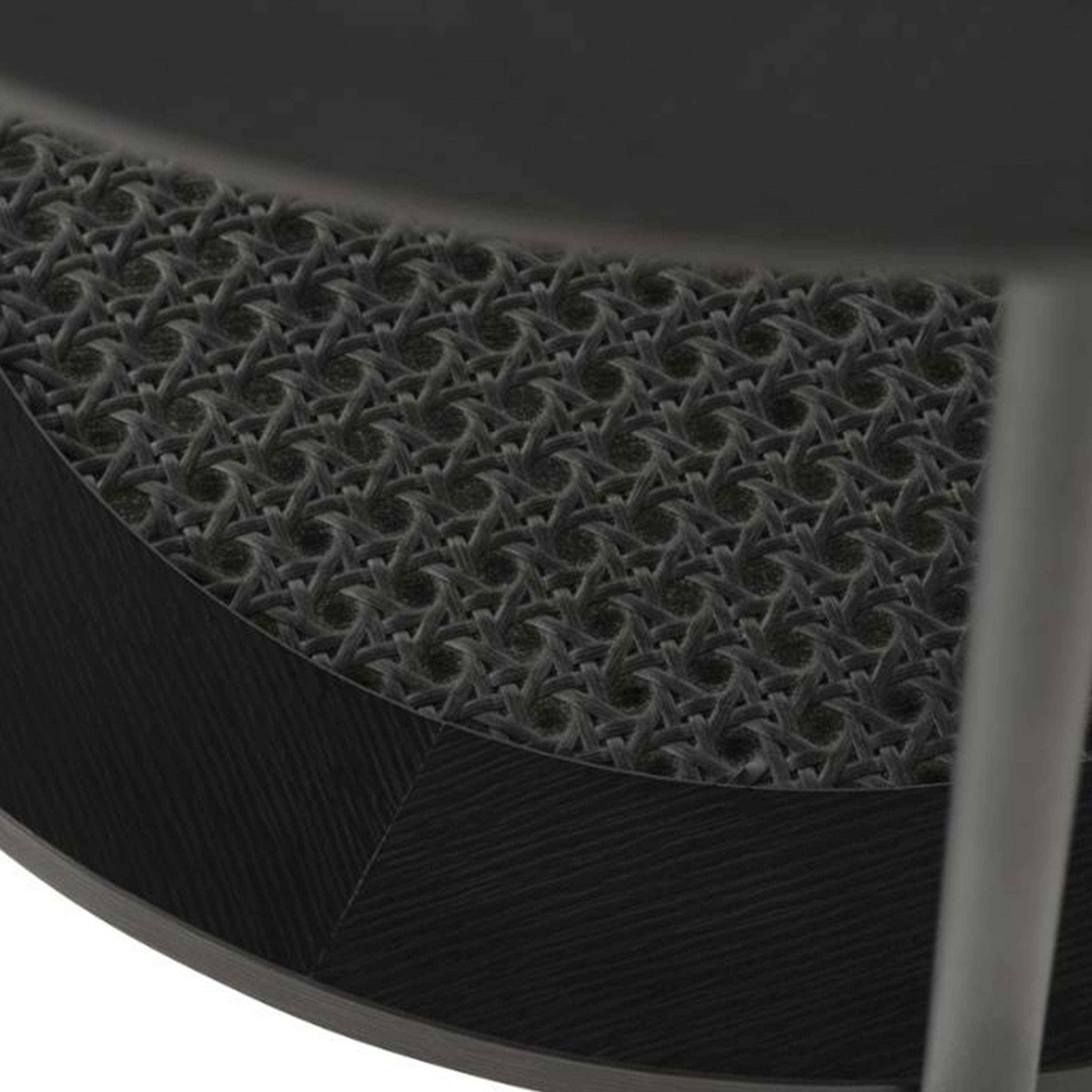 Nordic Home Elin Sidobord Black Ø50