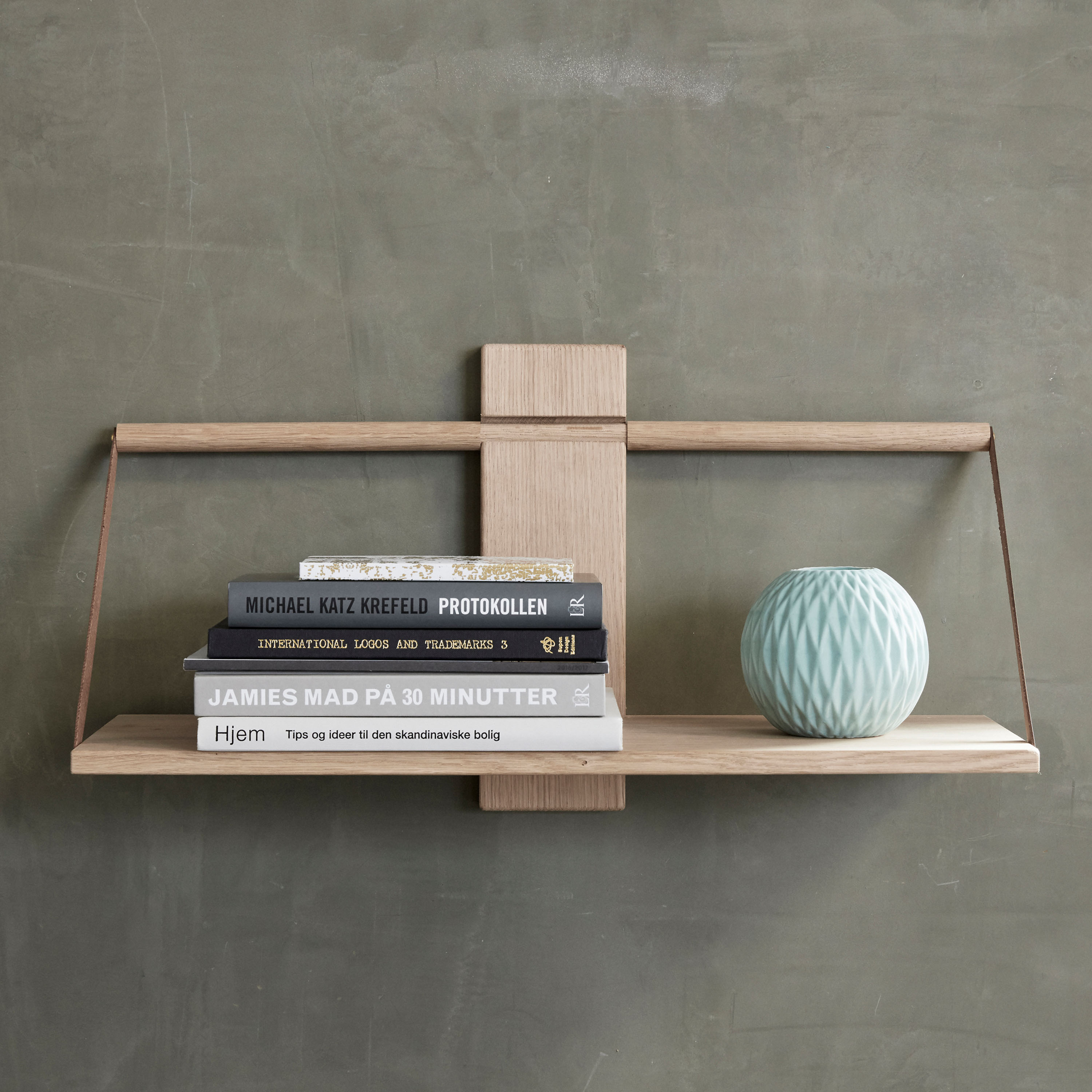 Andersen Furniture Wood Wall Seinähylly Tammi Large