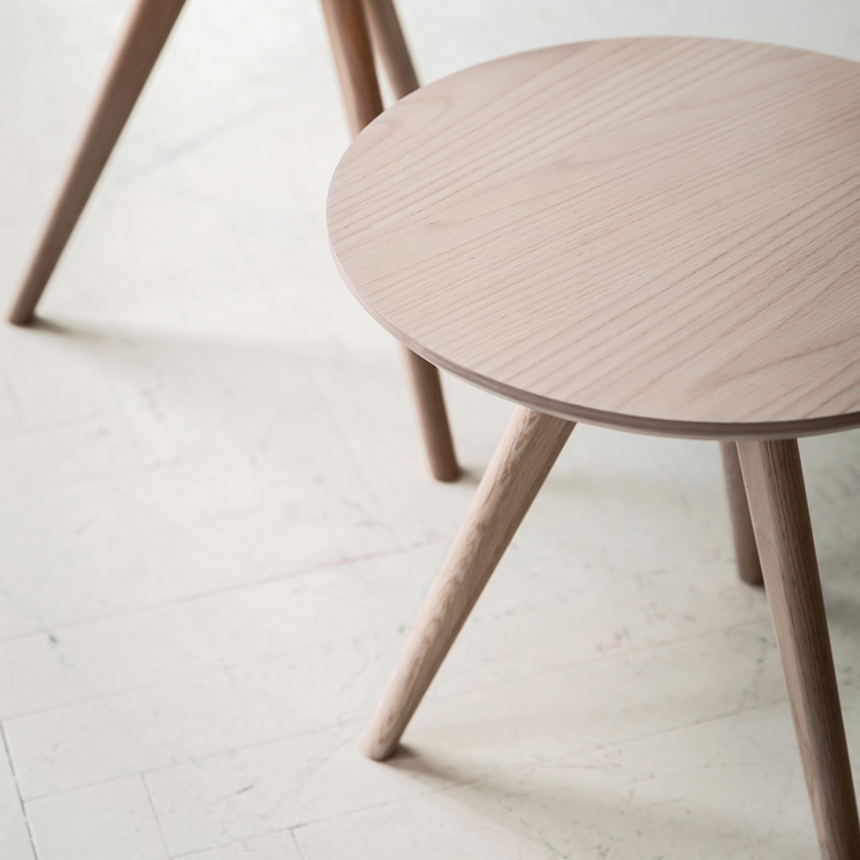 Rowico Home Yumi Beistelltisch Weiß pigmentiert 2er-Pack