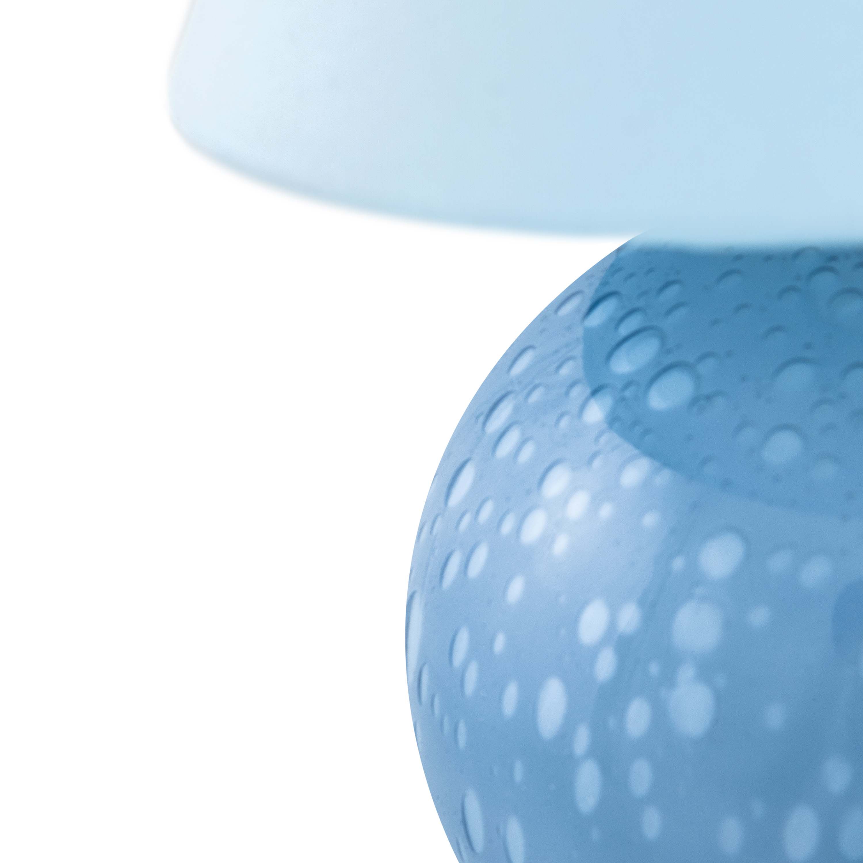 Globen Lighting Iris Portabel Bordslampa Duvblå