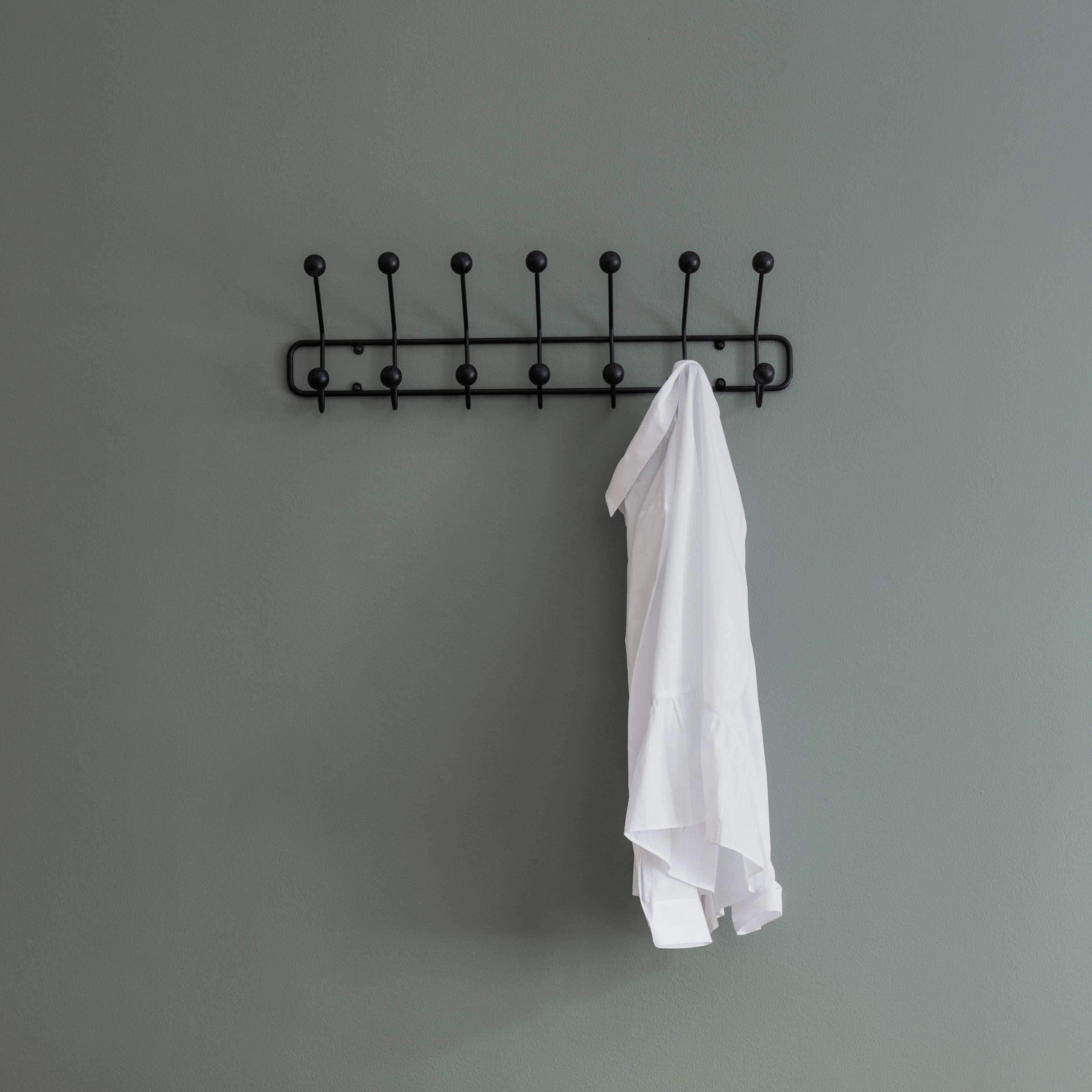 Maze Bill Horizontal Coat Rack Black 71cm