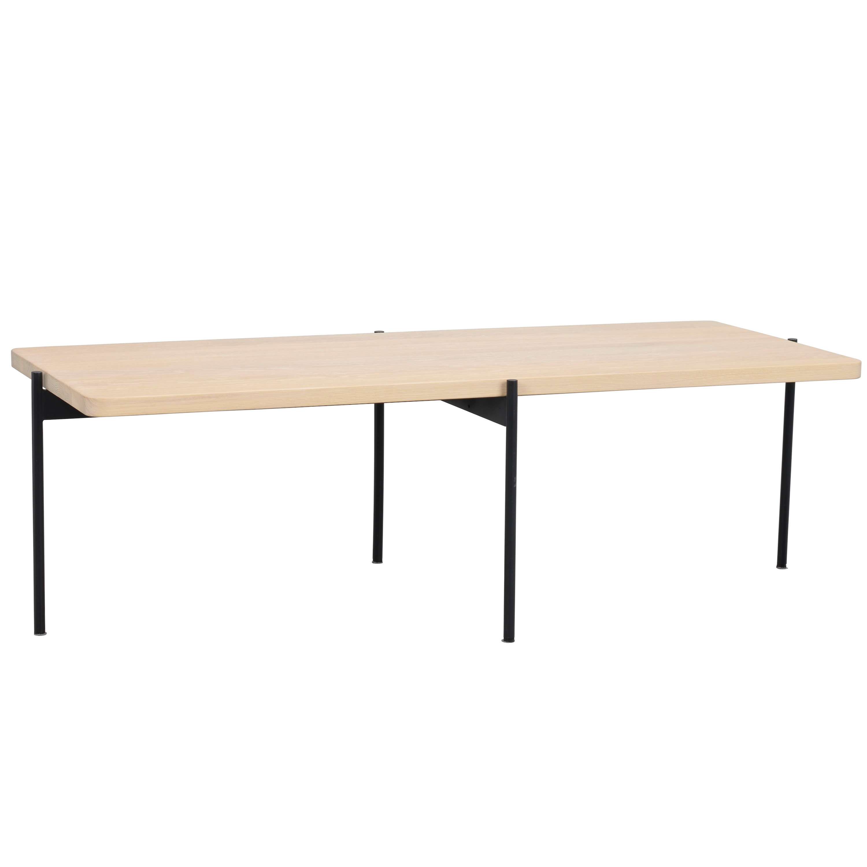 Shelton Soffbord Vitpigmenterad/Svart 145x60cm