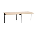 Shelton Soffbord Vitpigmenterad/Svart 145x60cm