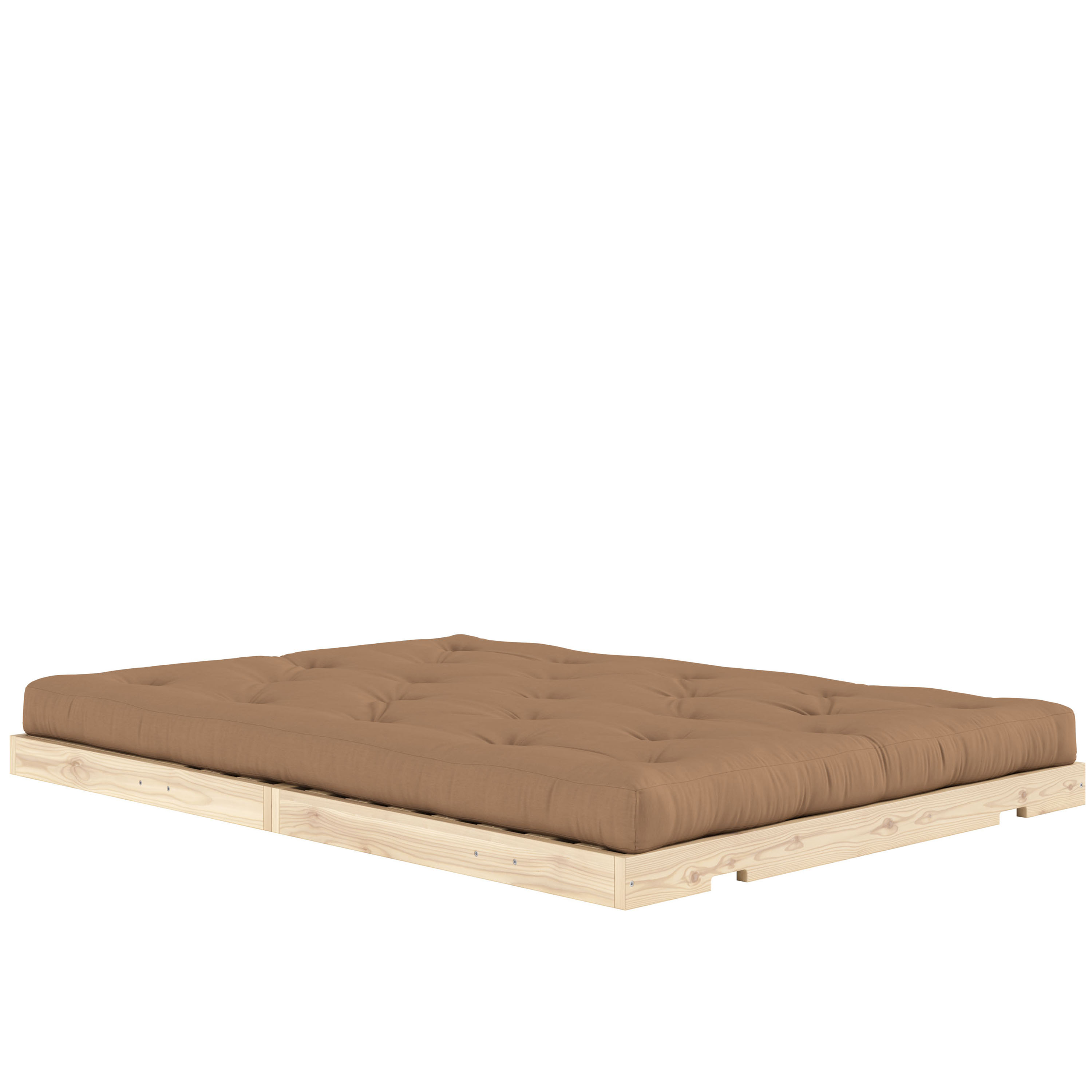 Karup Design Flip Vuodesohva Raw patjalla Mocca 140x200