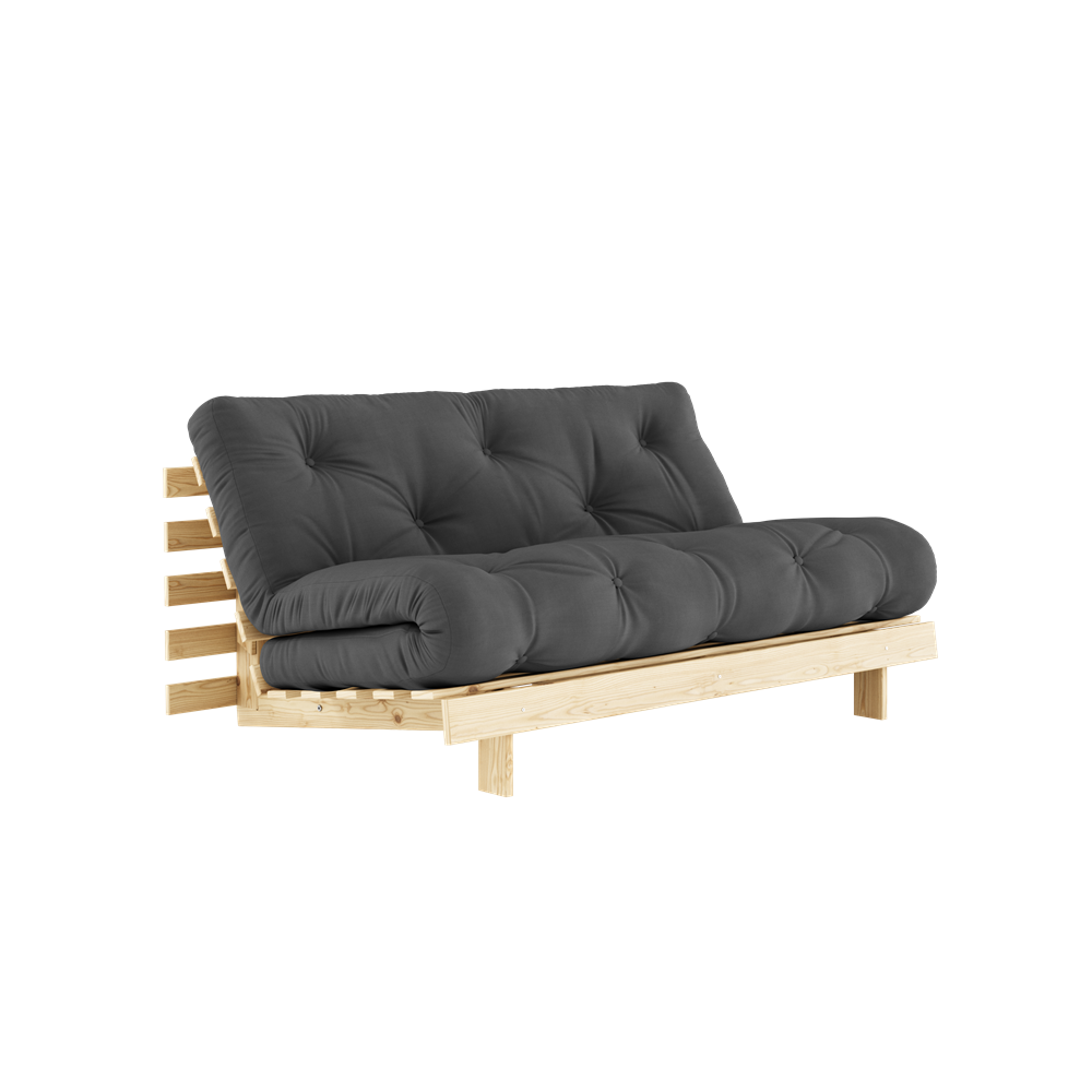 Roots Sovesofa Natur/Dark Grey 160cm