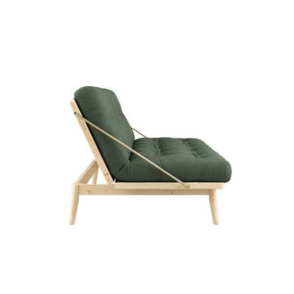 Karup Design Folk Bäddsoffa Natur/Olive Green 190cm
