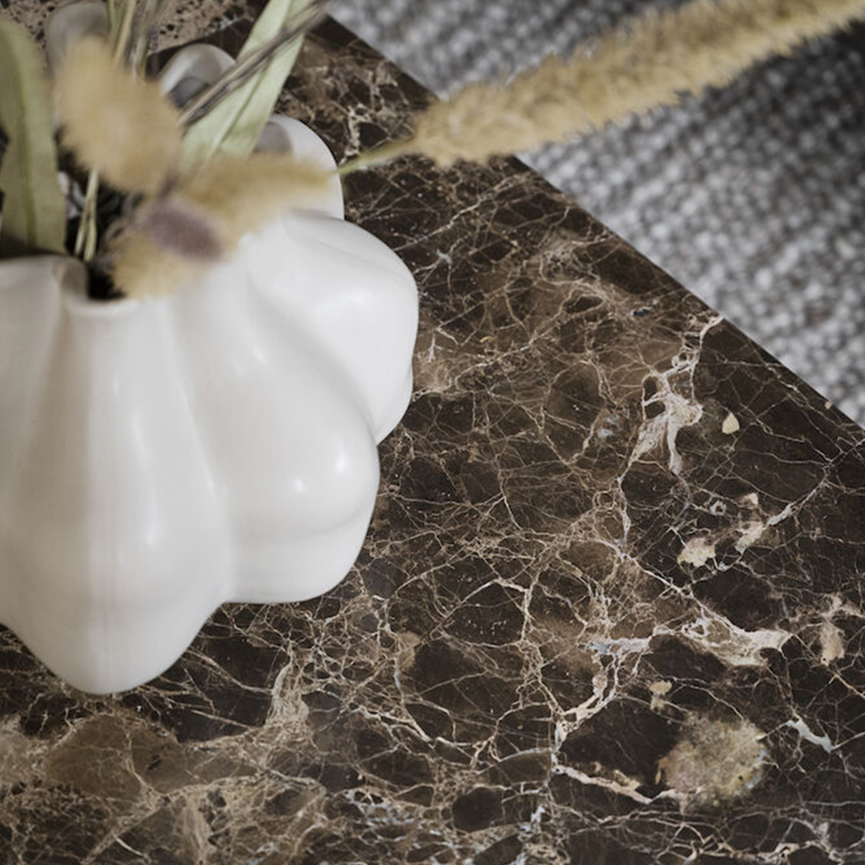 Rowico Home Hammond Soffbord Brun Ek/Brun Marmor 135x62