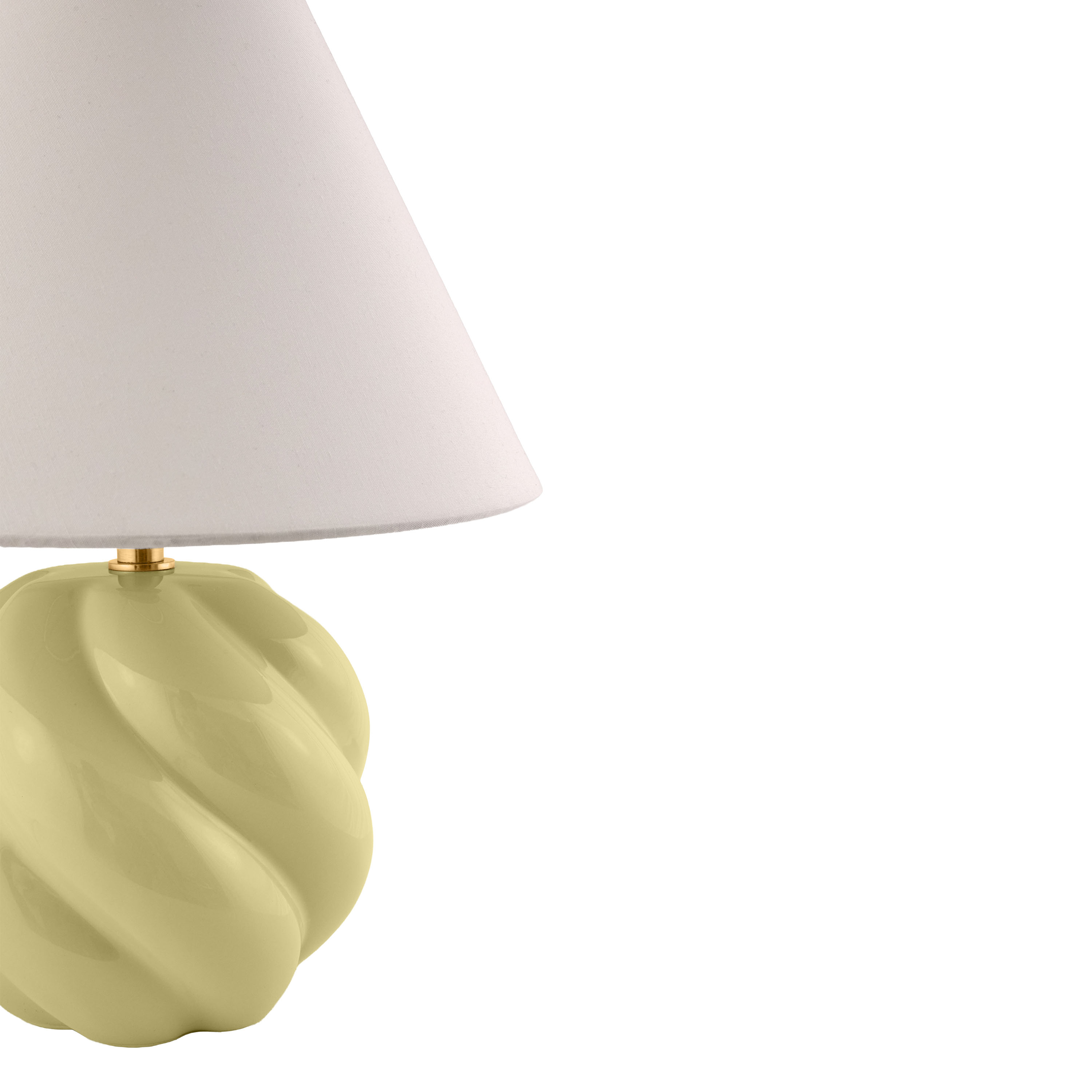 Globen Lighting Dahlia Bordlampe Butter Yellow 24cm