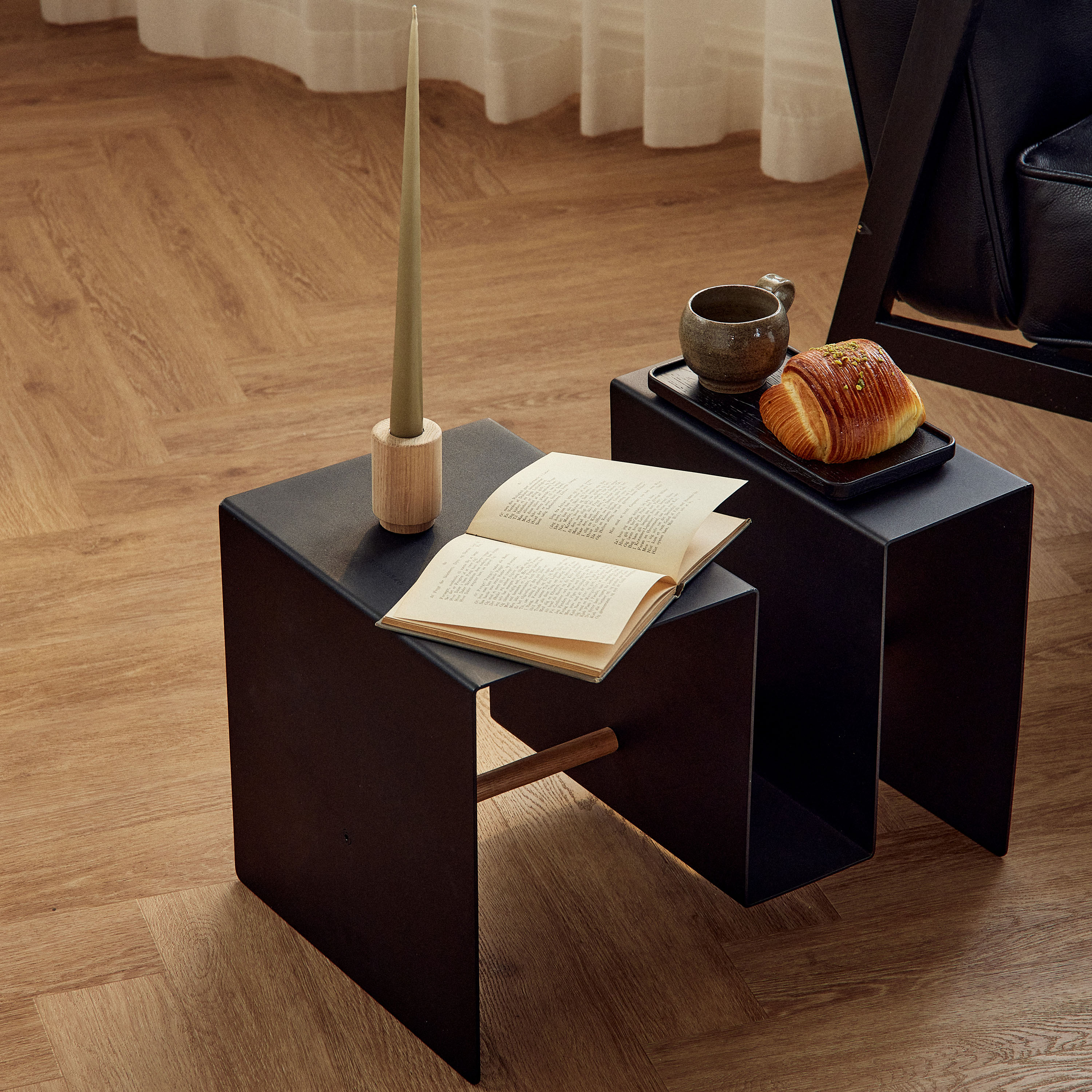 Andersen Furniture Edge Sidobord Powder Coated Metal Black