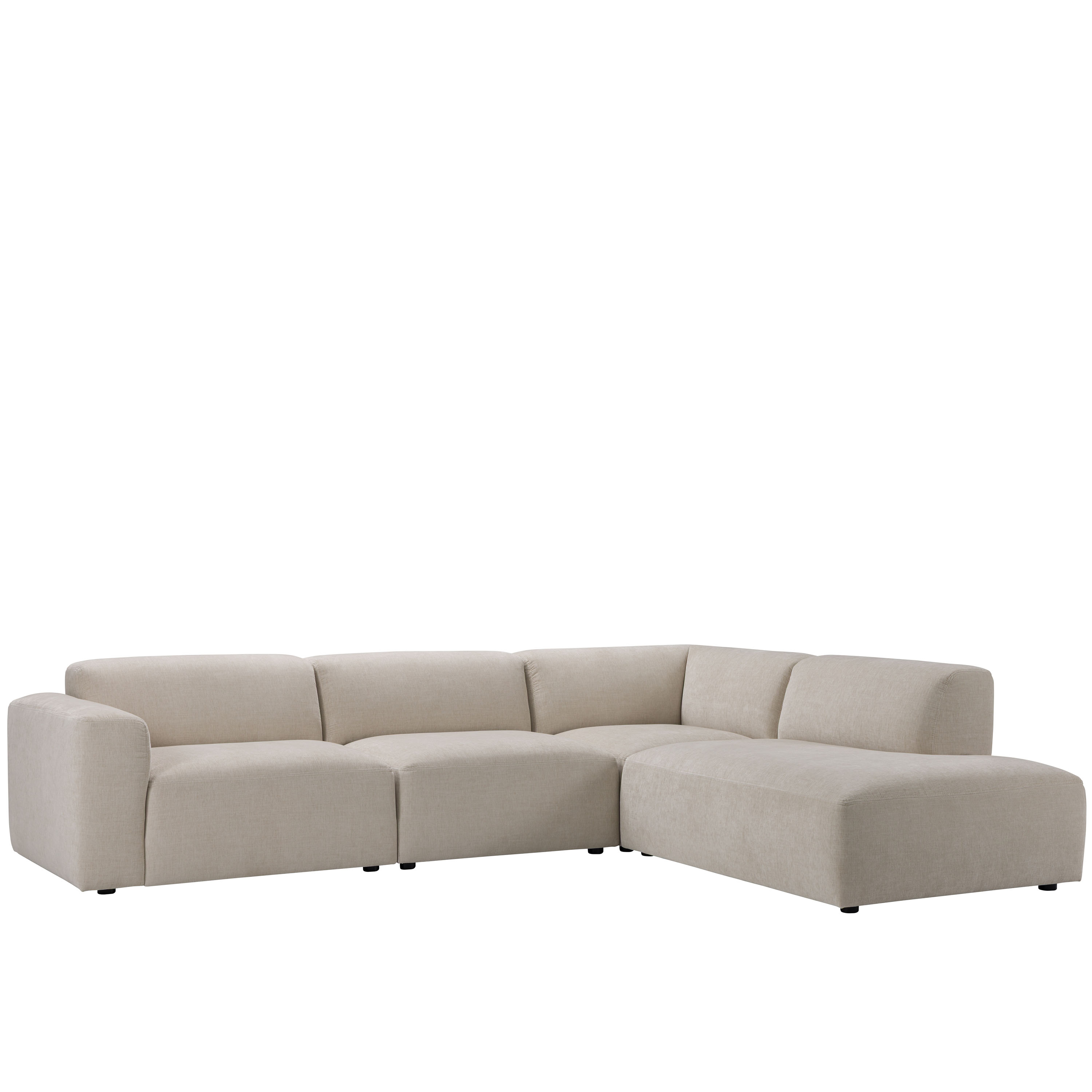 Thalia Hjørnesofa Open End Høyre Light Nature 313x245