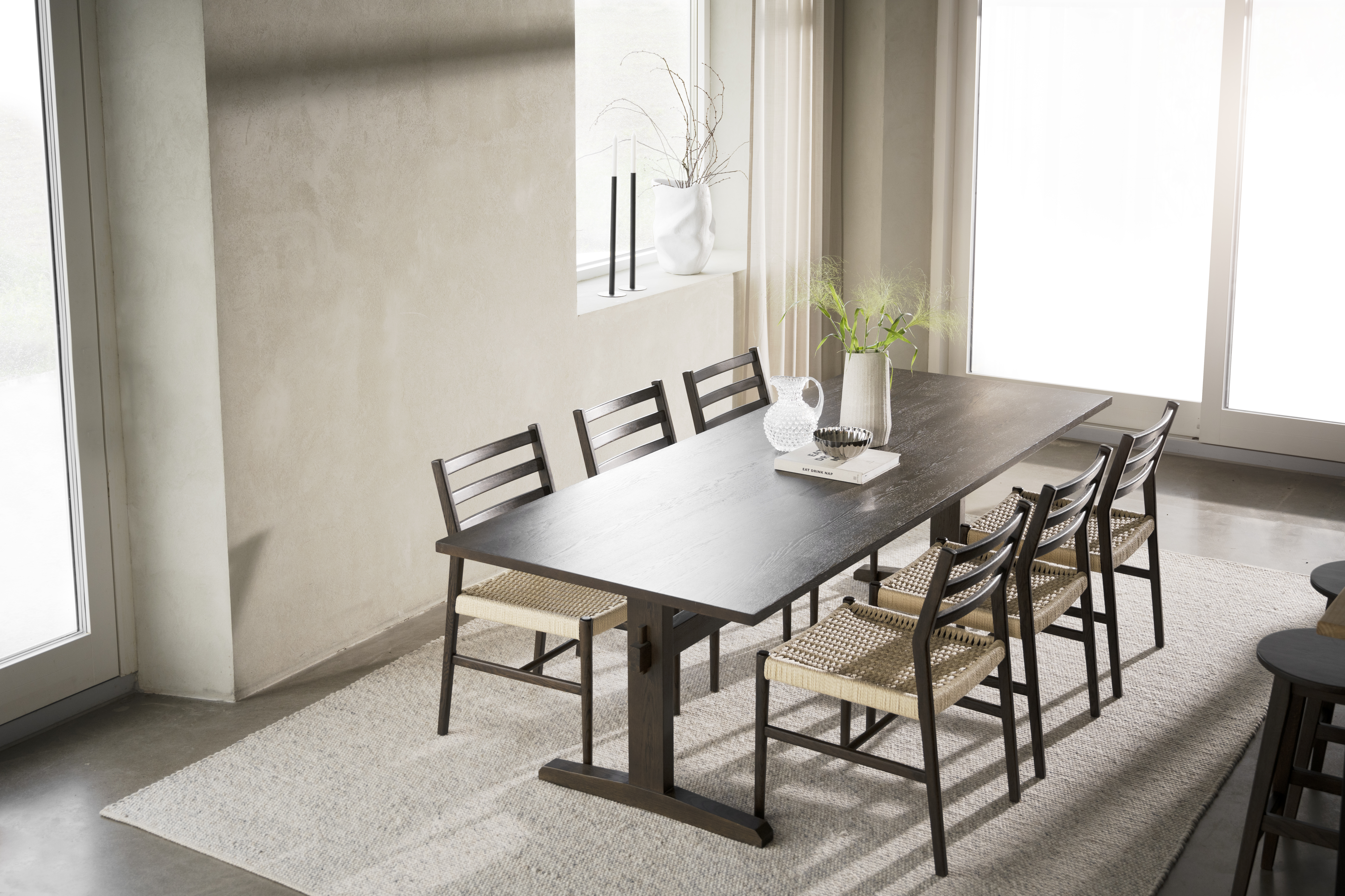 Rowico Home Harlan Matstol Brun Ek