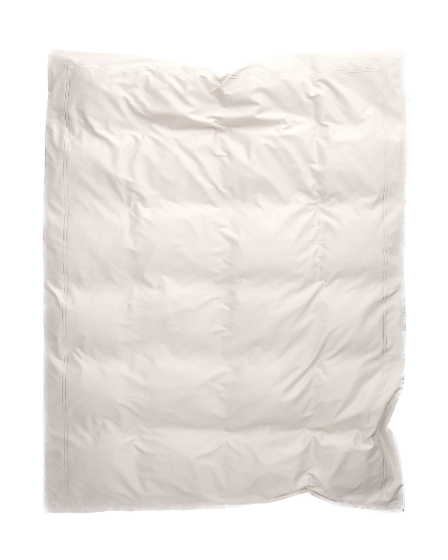 GANT Home - Sateen Stitch Påslakan White Sand Dubbel - Vit
