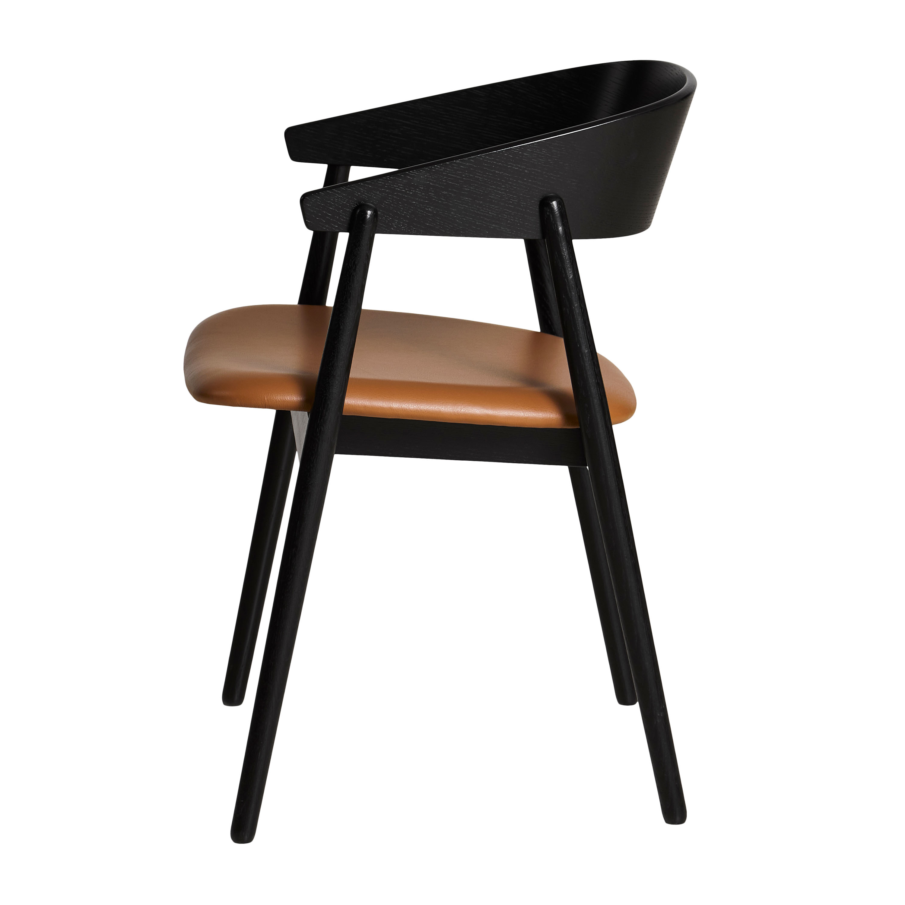 Andersen Furniture AC2 Armstol Svart Eik/Cognac Lær