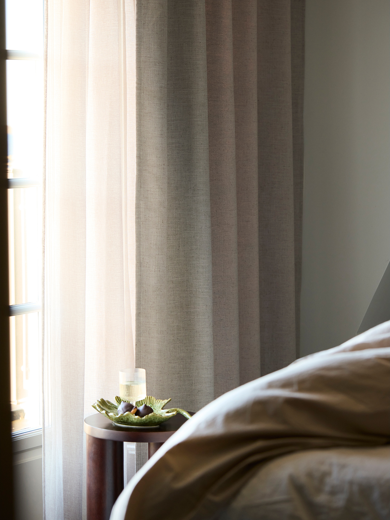 Svanefors Edith Gardinlängd Vit 290x350