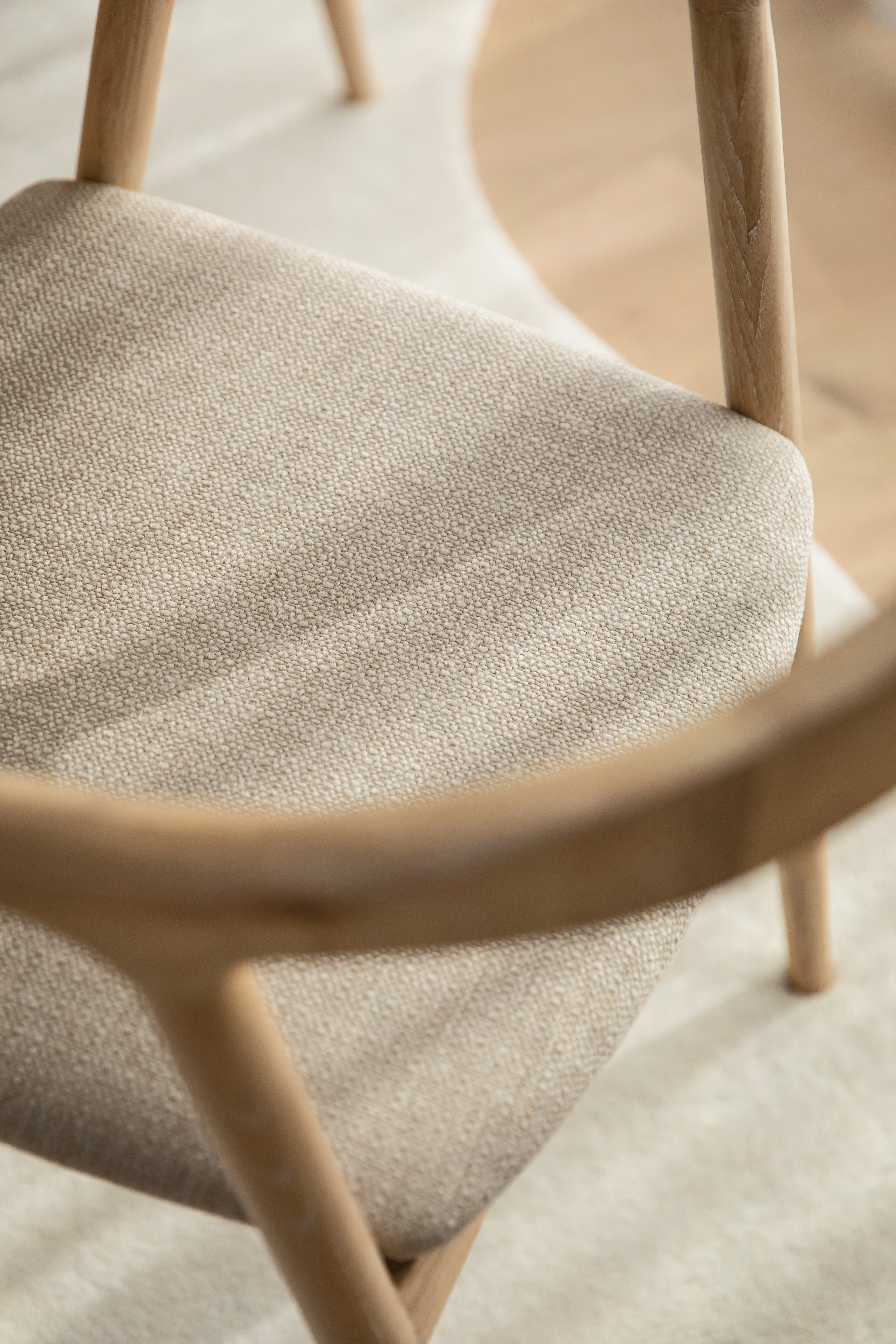 Sleepo Collection Casper Karmstol Vitpigmenterad/Natur