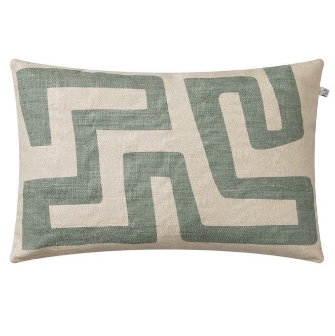 Chhatwal & Jonsson - Nagra Linen Putetrekk Aqua 40x60 - Blå  - Dekorativt putetrekk