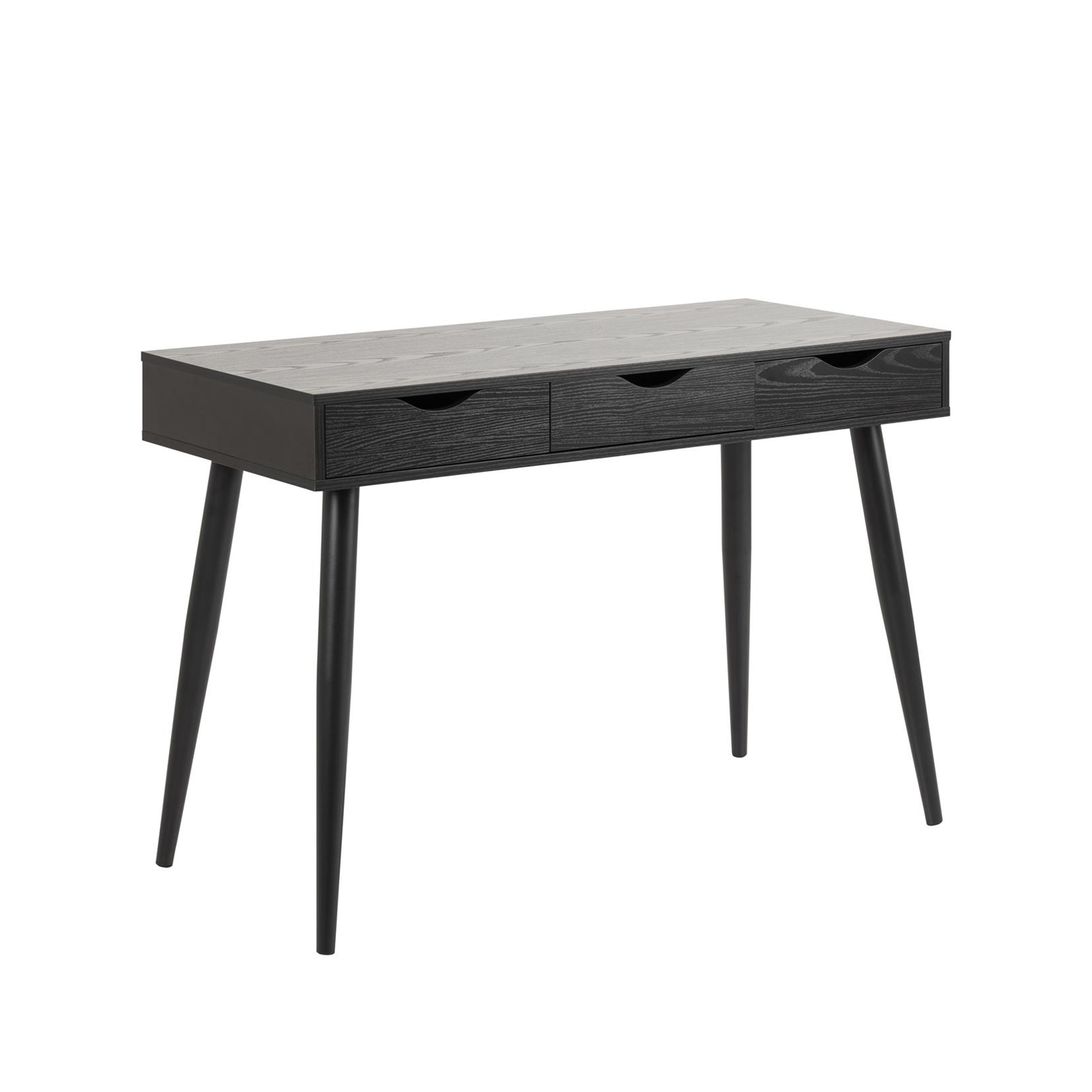 Molly Schreibtisch Schwarz 110cm