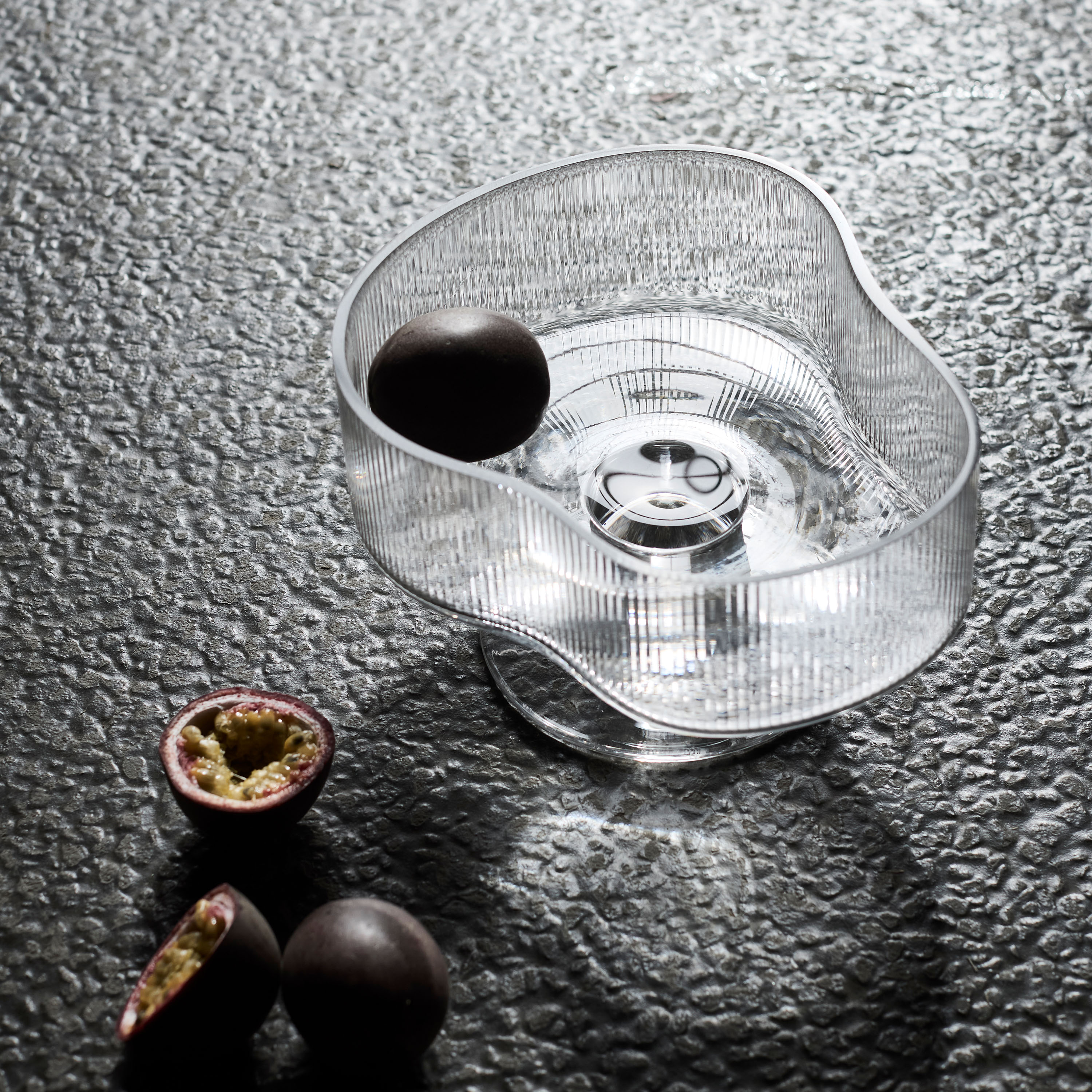 Muubs Pedestal Skål på fot Clear 11cm