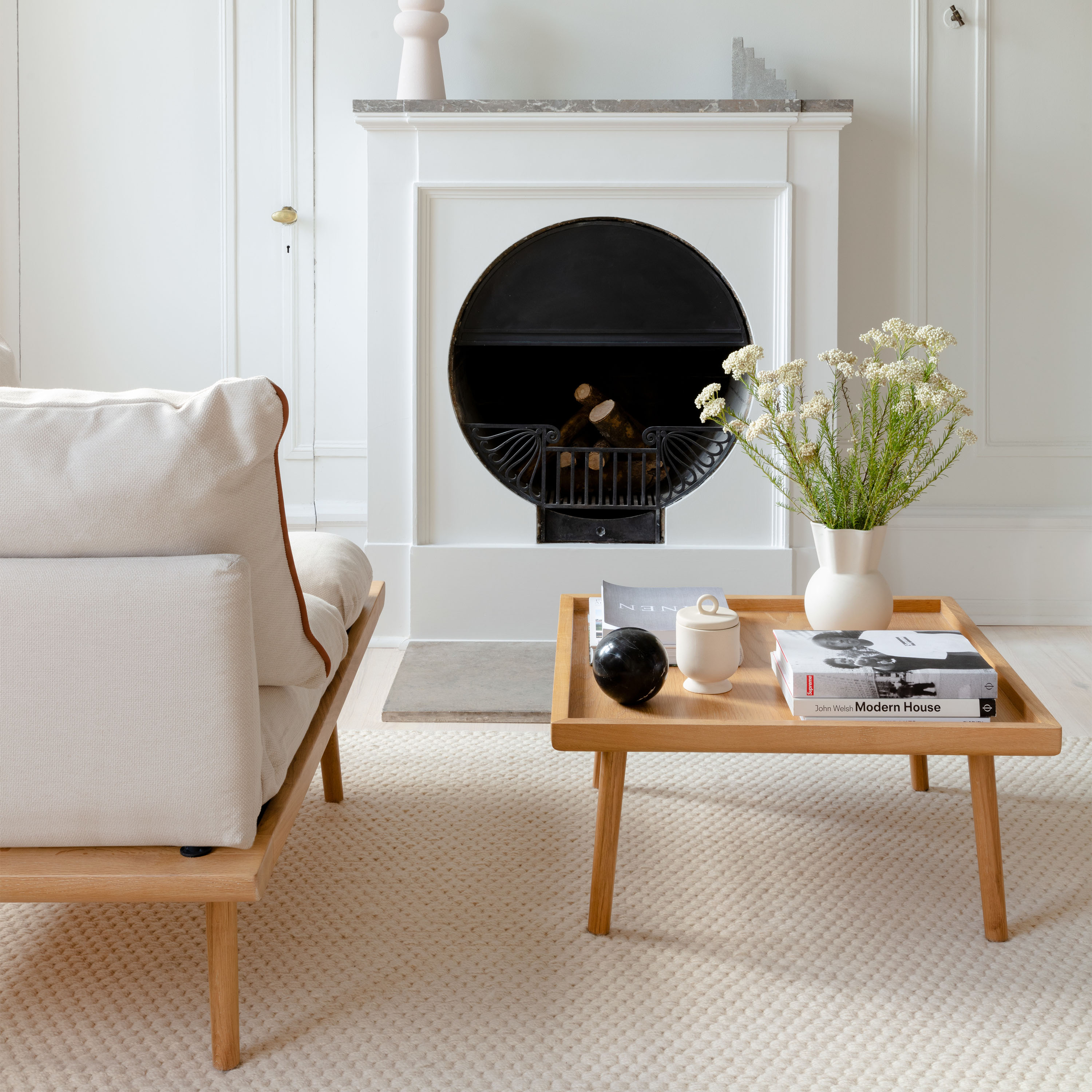 Umage Lounge Soffbord Around Shuffle Oak 71x71