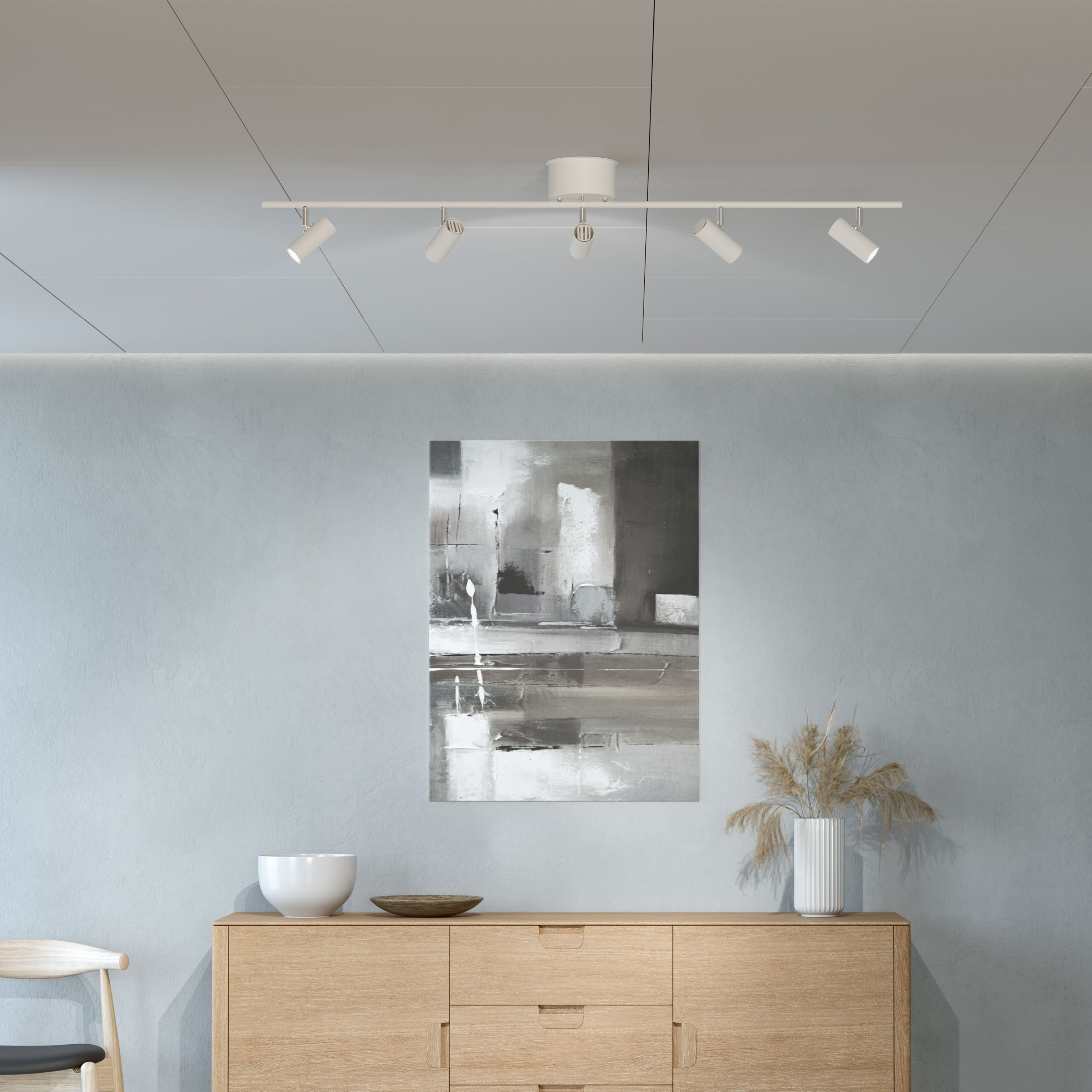 Belid Cato Skinne 5 Spotlight Led Taklampe Hvit