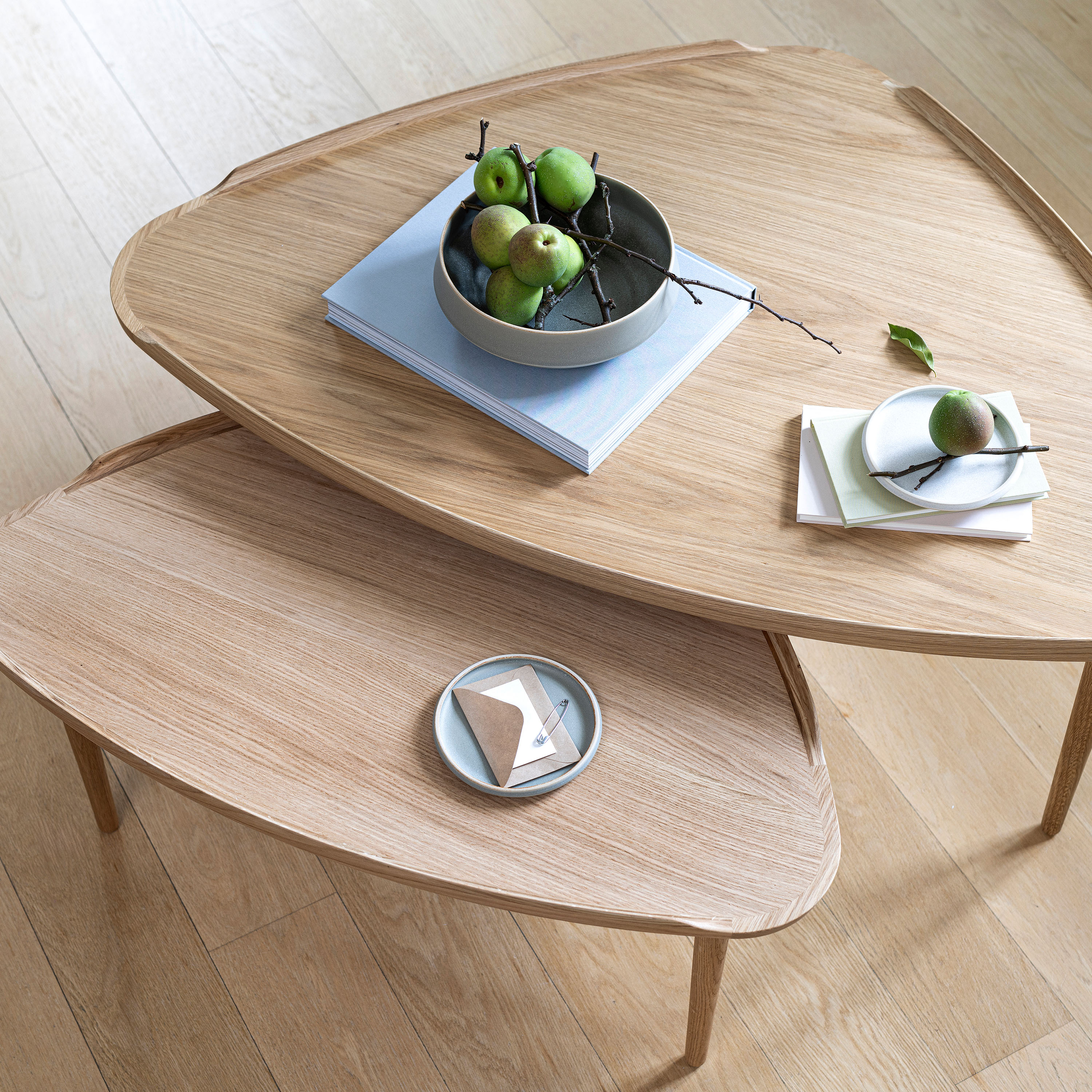 Aakjaer Furniture No.55 Sofabord Hvitoljet Eik Liten