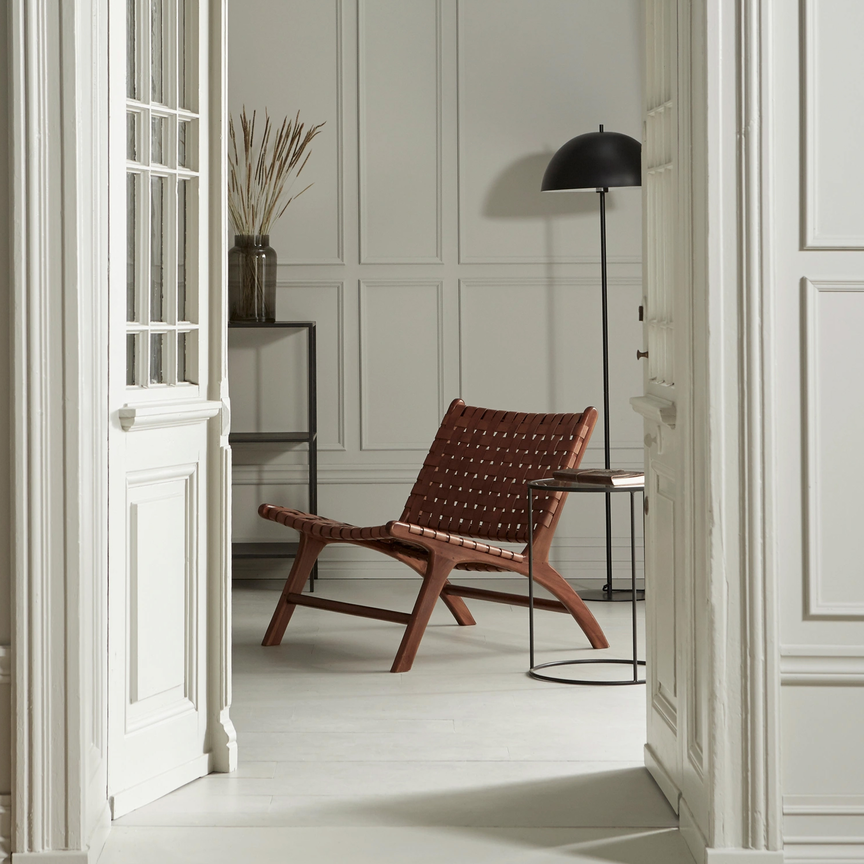 Wikholm Form Porto Loungestuhl S Cognac