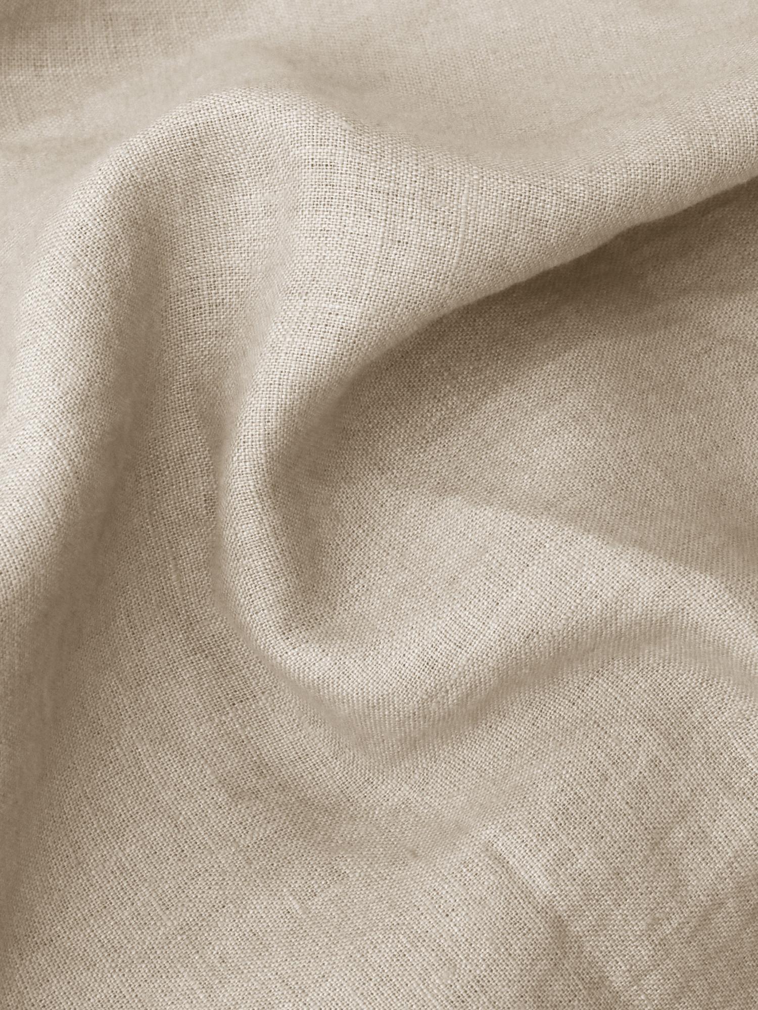 Himla Sunrise Gardinhøyde Linskjørt Havre 140x290