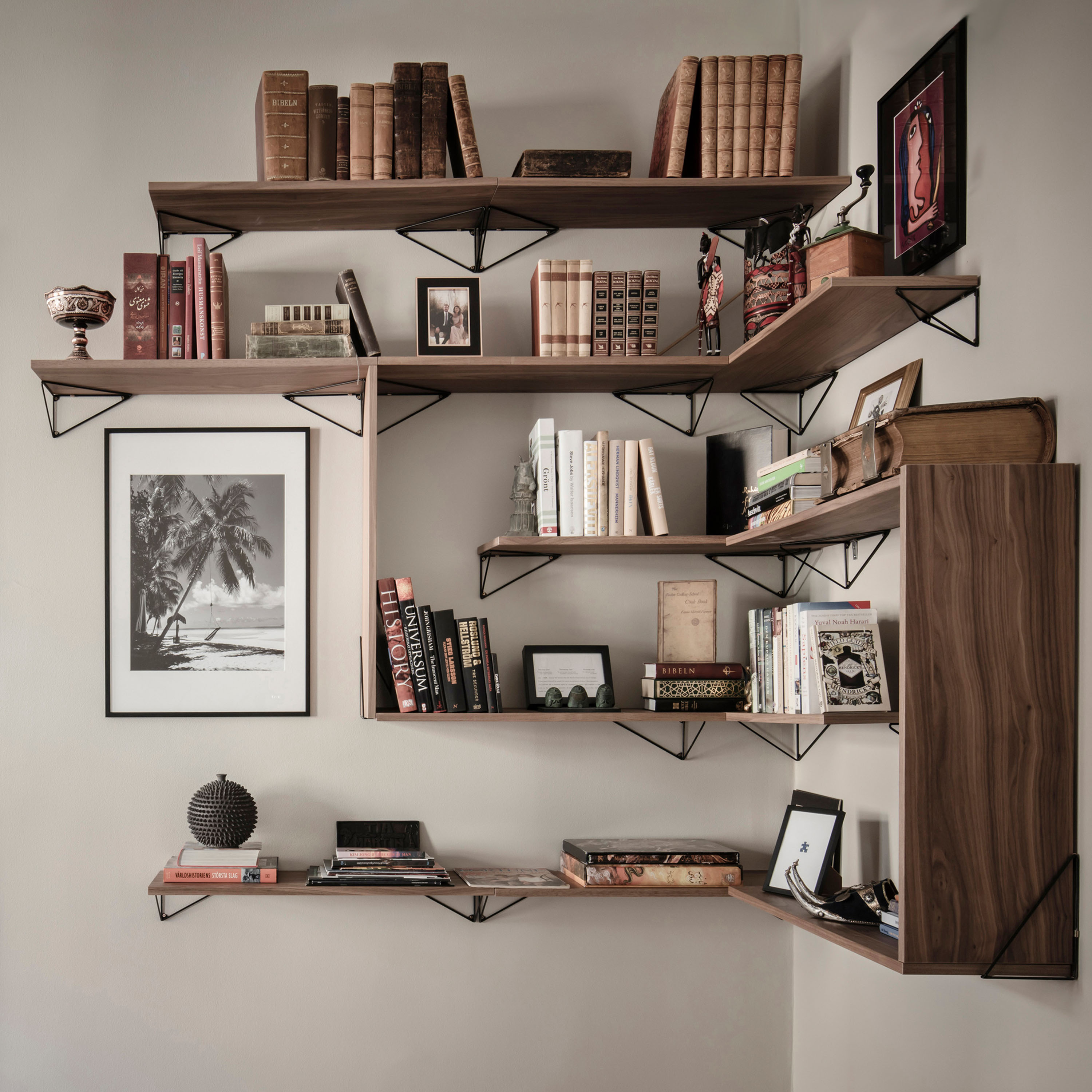 Maze Pythagoras Shelf Walnut 20x60cm