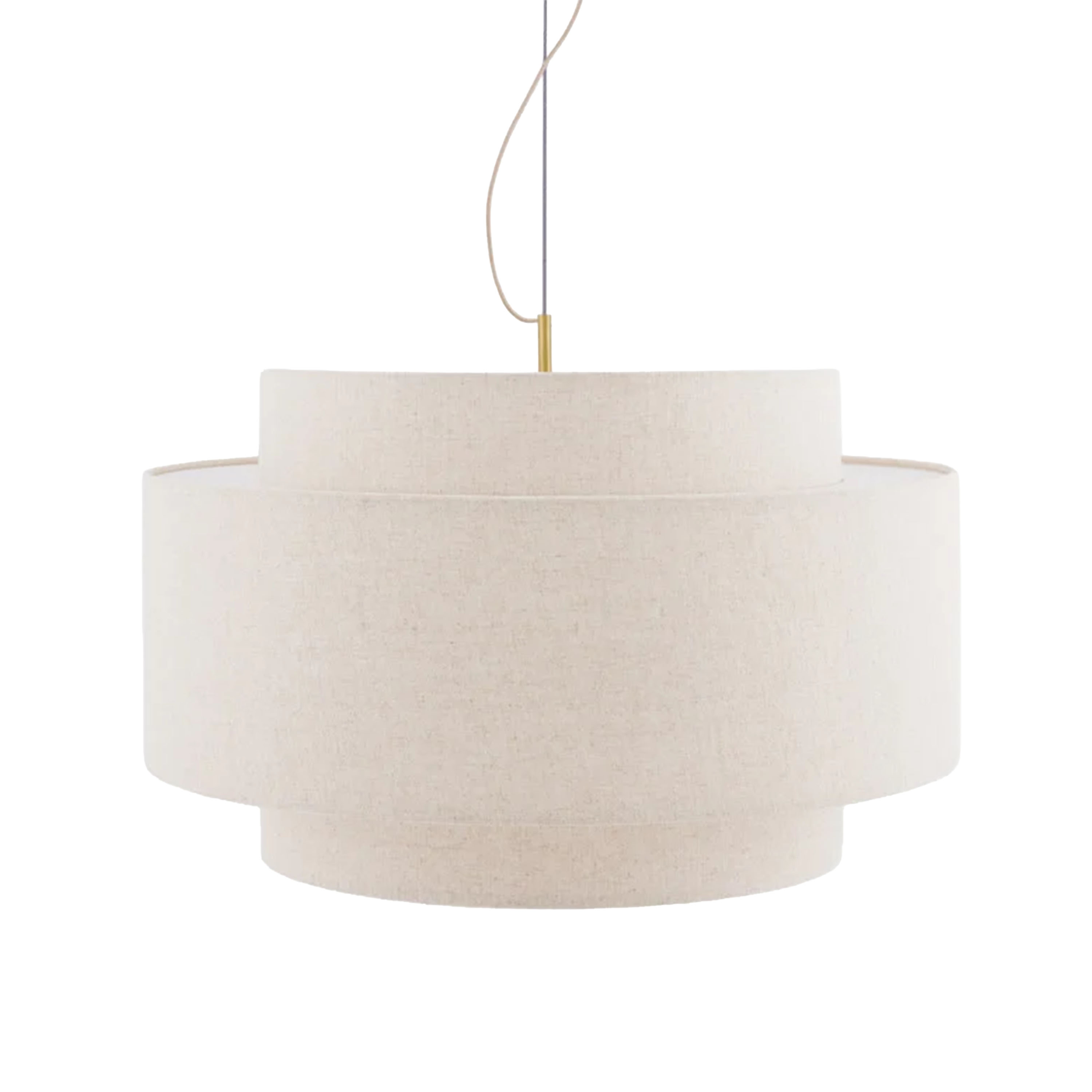 Noah Taklampe Beige Ø70