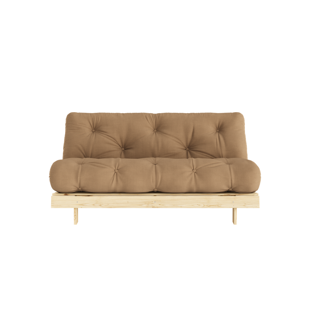 Karup Design Roots Bäddsoffa Natur/Mocca 160cm