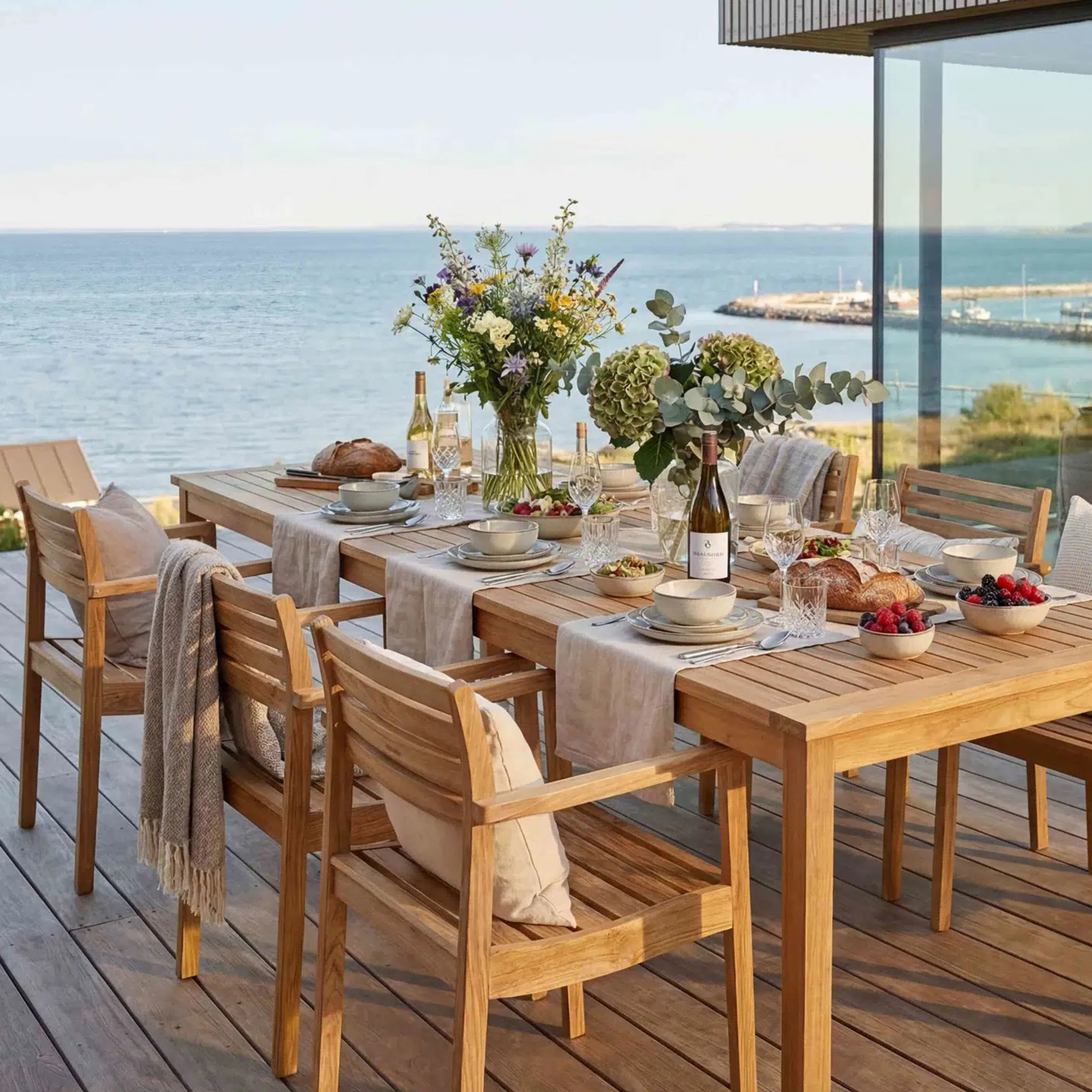 Cinas Rosenholm Dining Set Teak 210cm