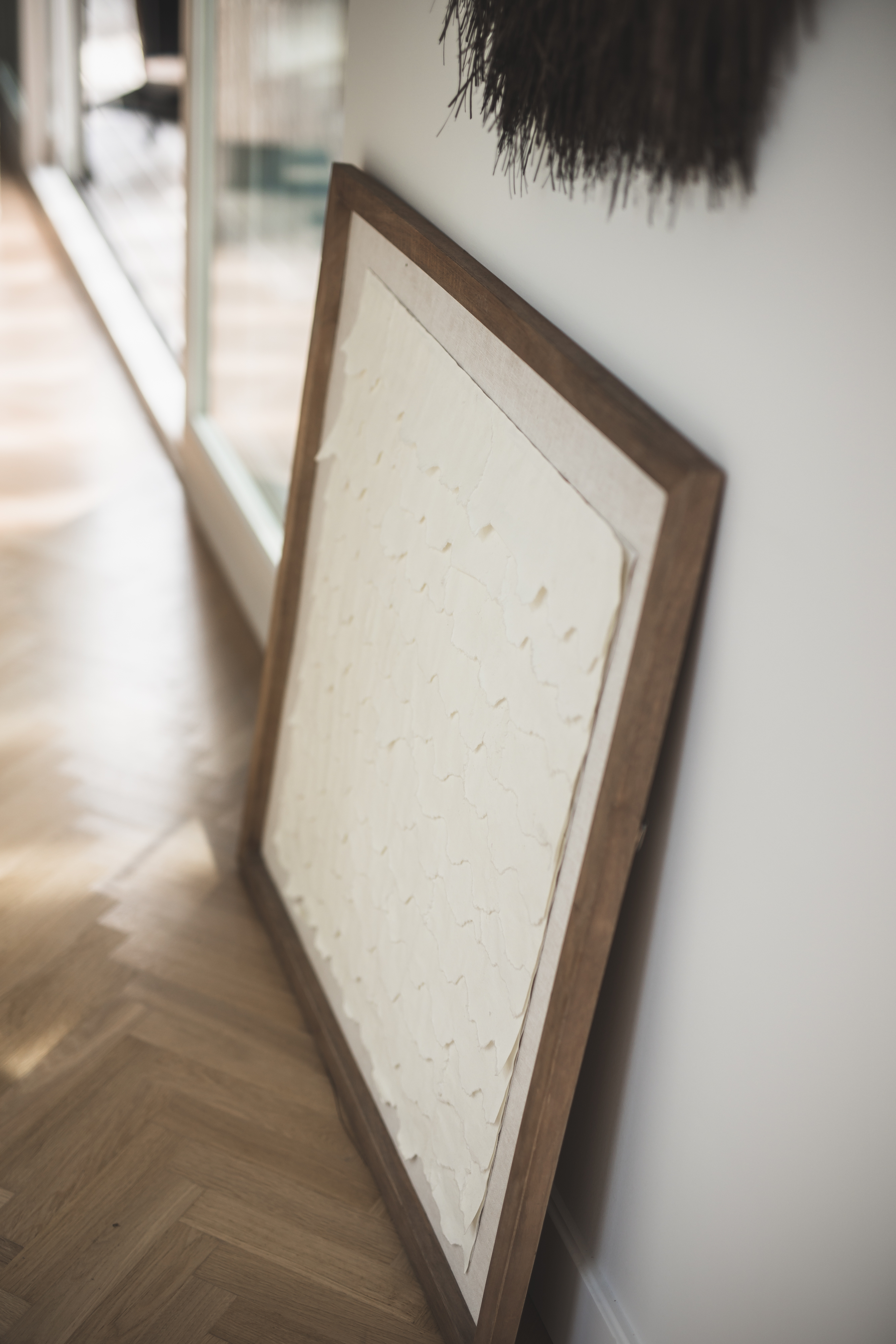 Jakobsdals Talia Gemälde Weiß 85x86