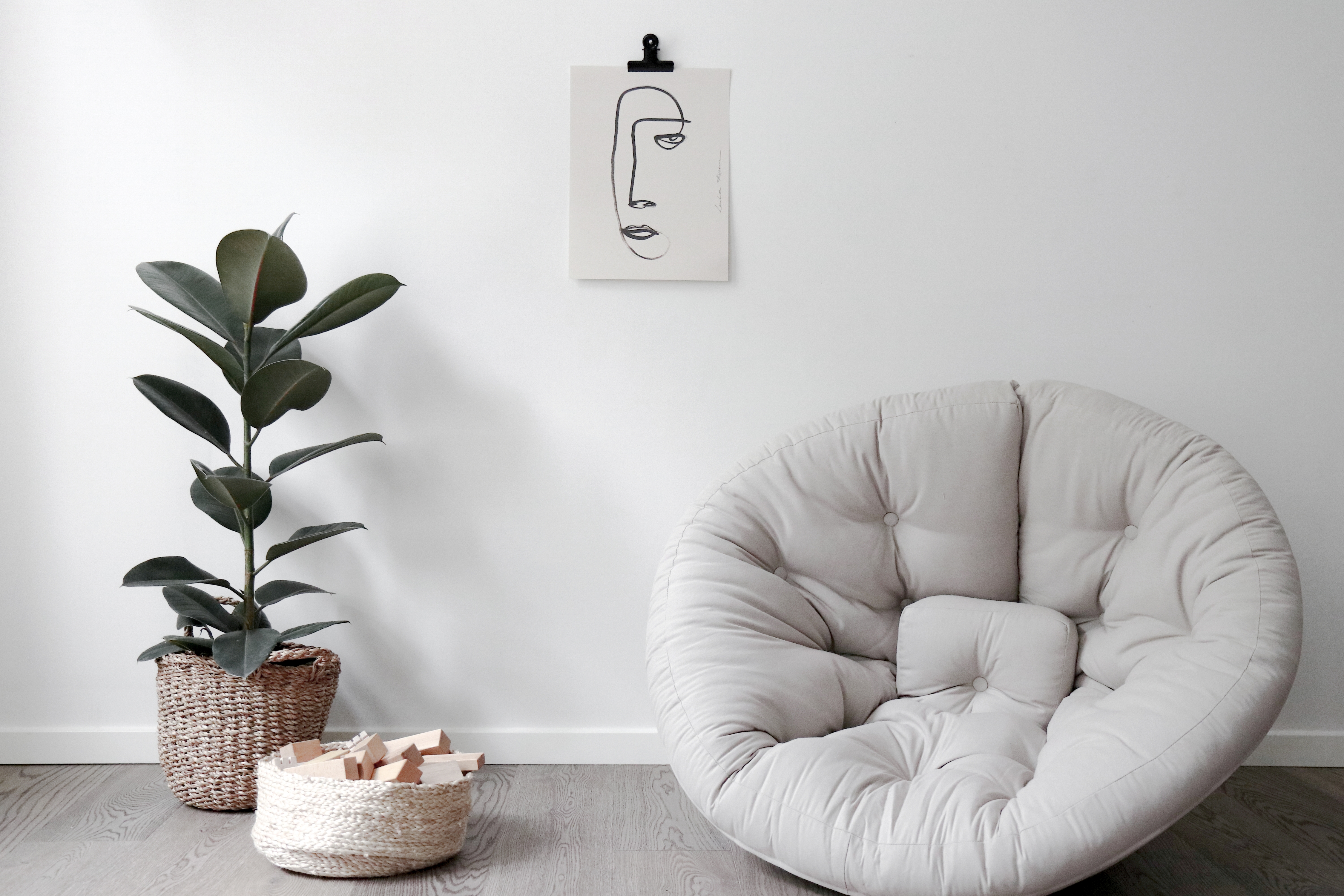 Karup Design Nido Lepotuoli Valkoinen