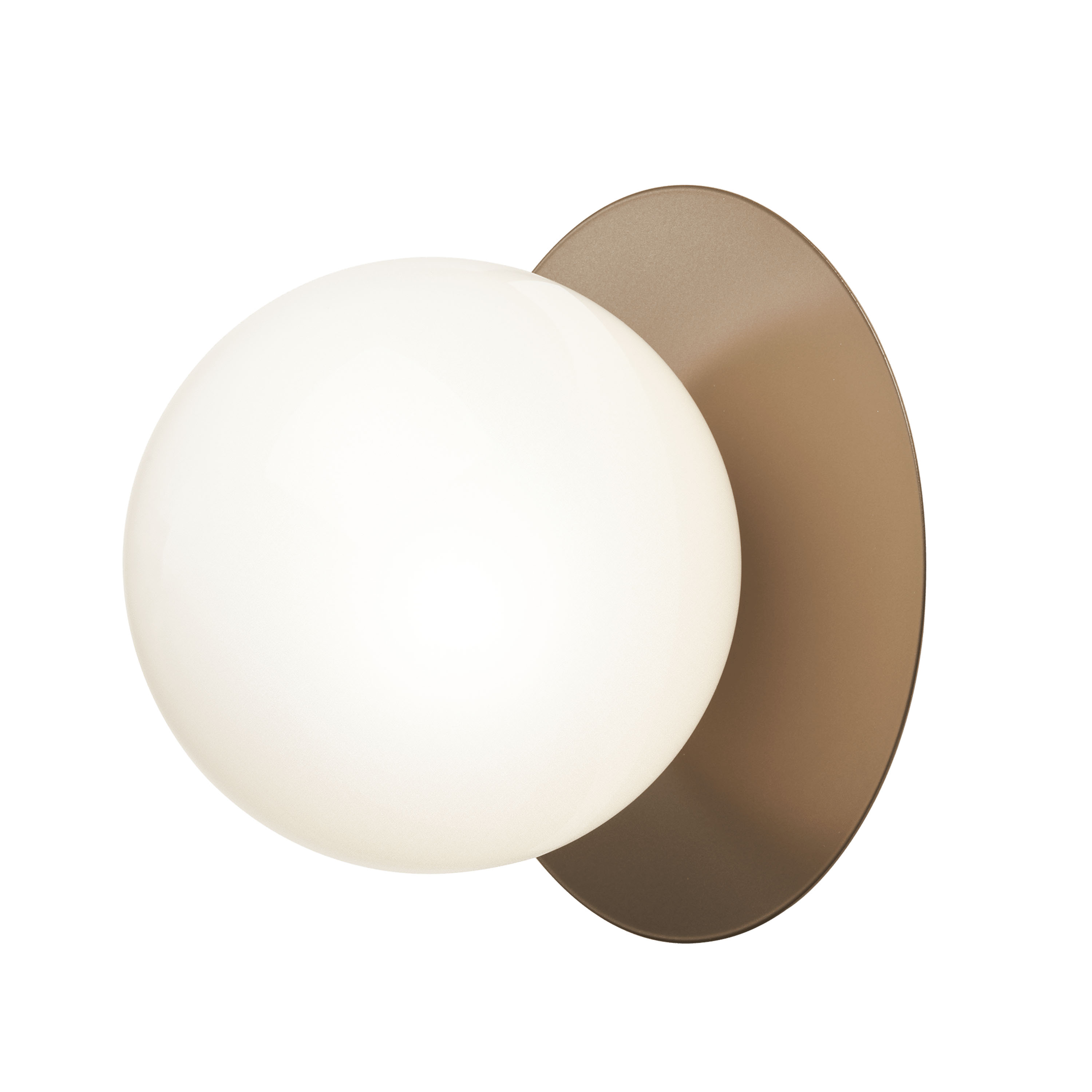 Nuura Liila 1 Vägg-/taklampa Dark Bronze/Opal Large