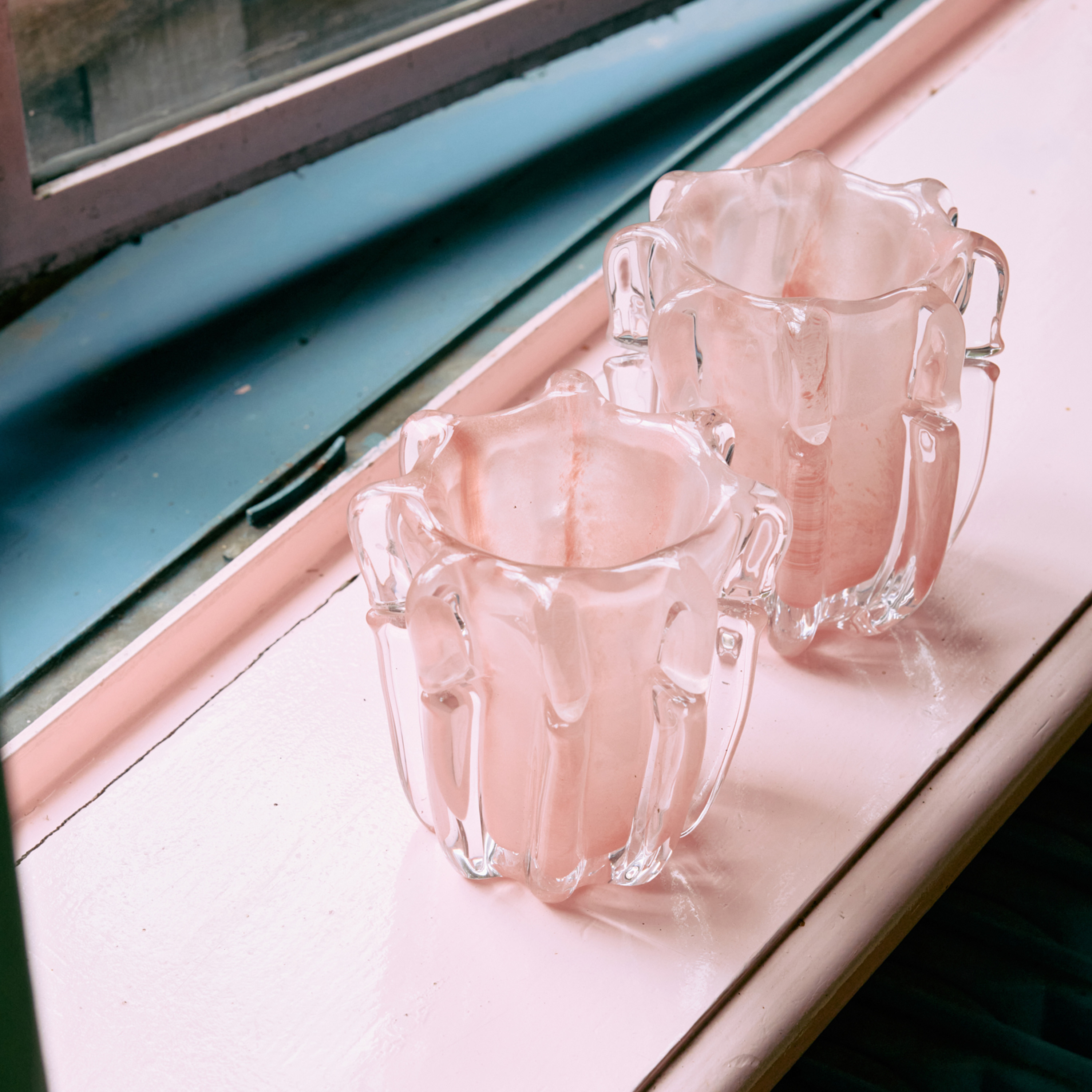 HKliving Coralla Kynttilänjalka Soft Pink