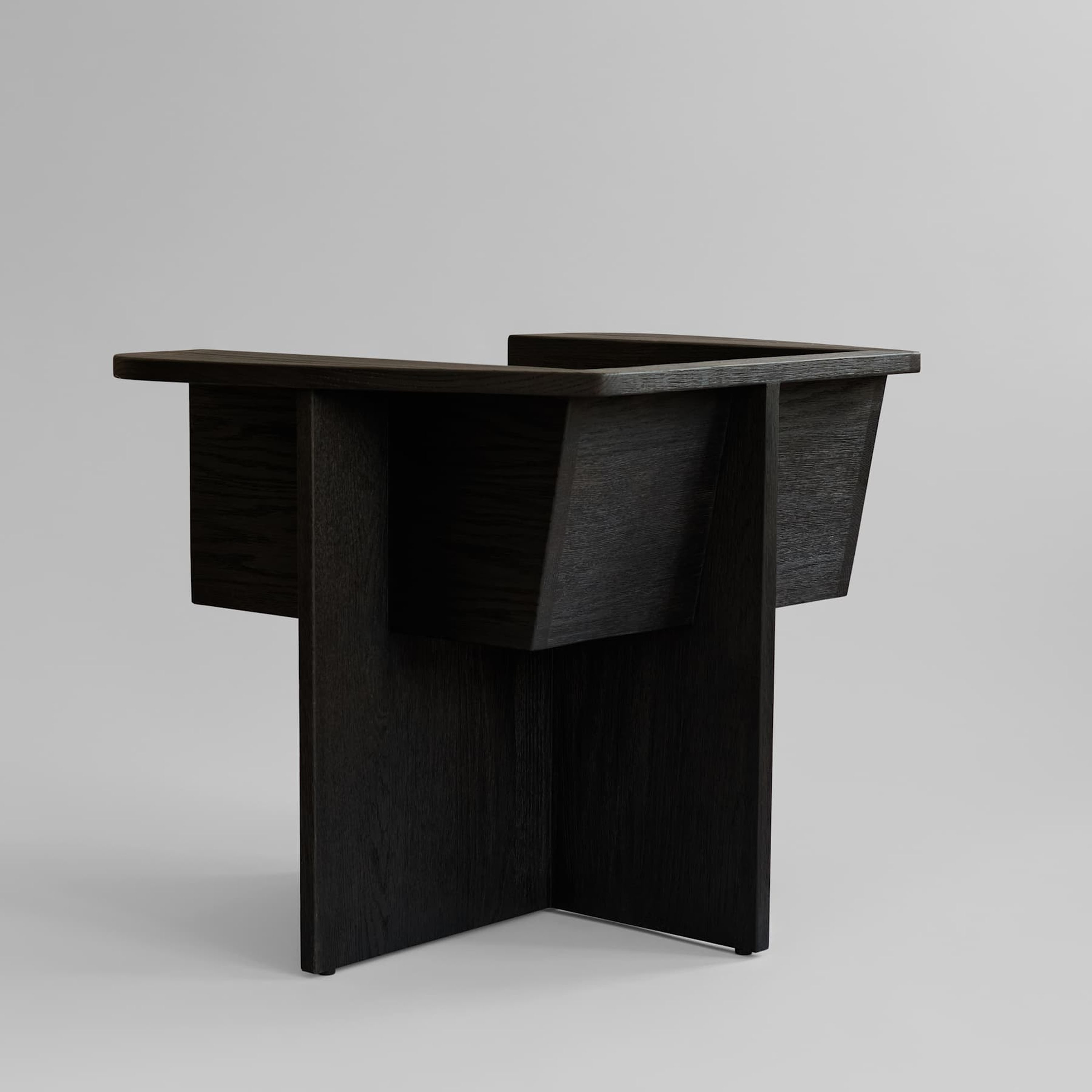 101 Copenhagen Brutus Loungestol Coffee Black Oak