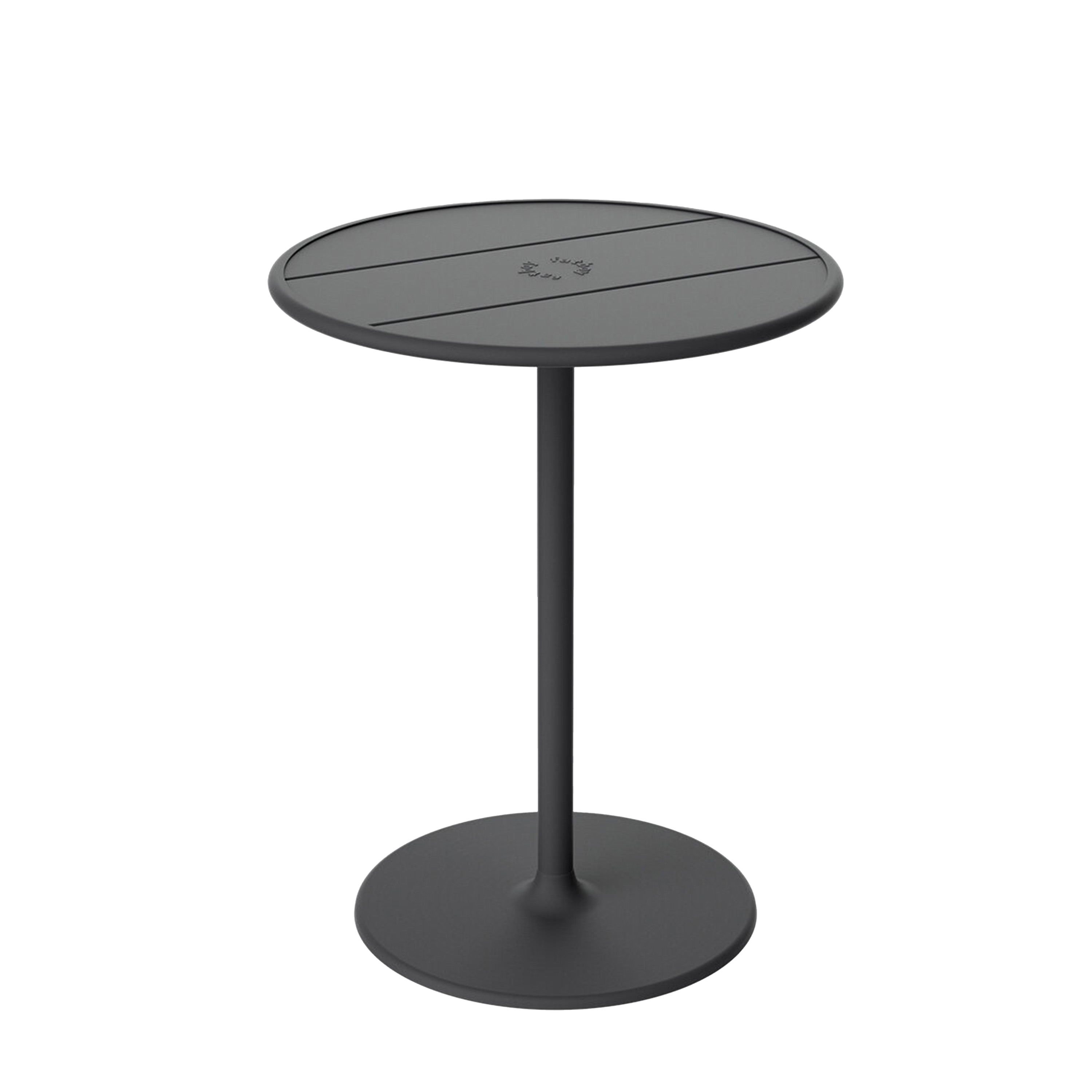 Fatboy - Fred's Bistreau Pöytä Anthracite Ø60 Harmaa - Aluminium - Kahvilan pöytä ja parvekepöytä