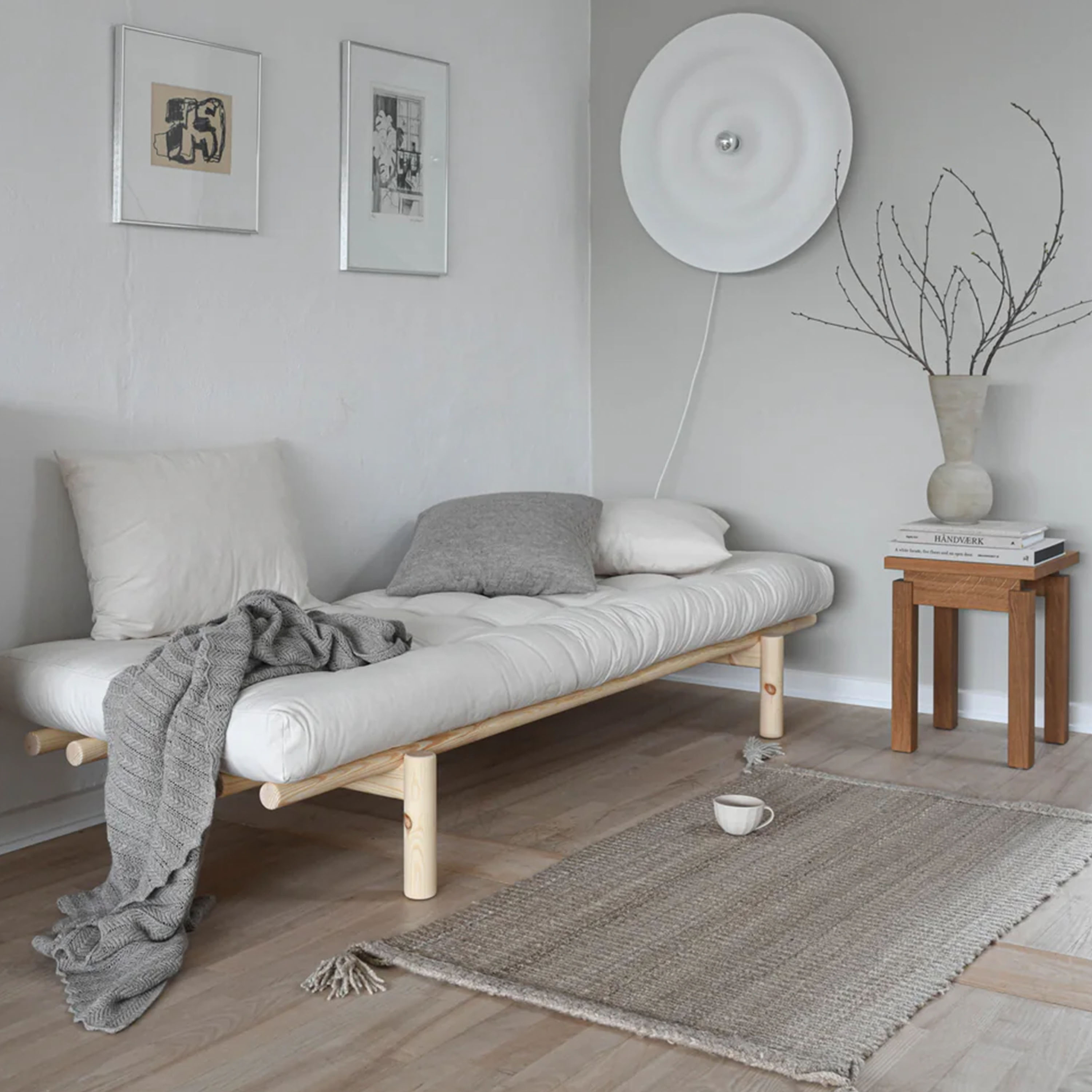 Karup Design Pace Dagseng Natur/Olive Green 200cm