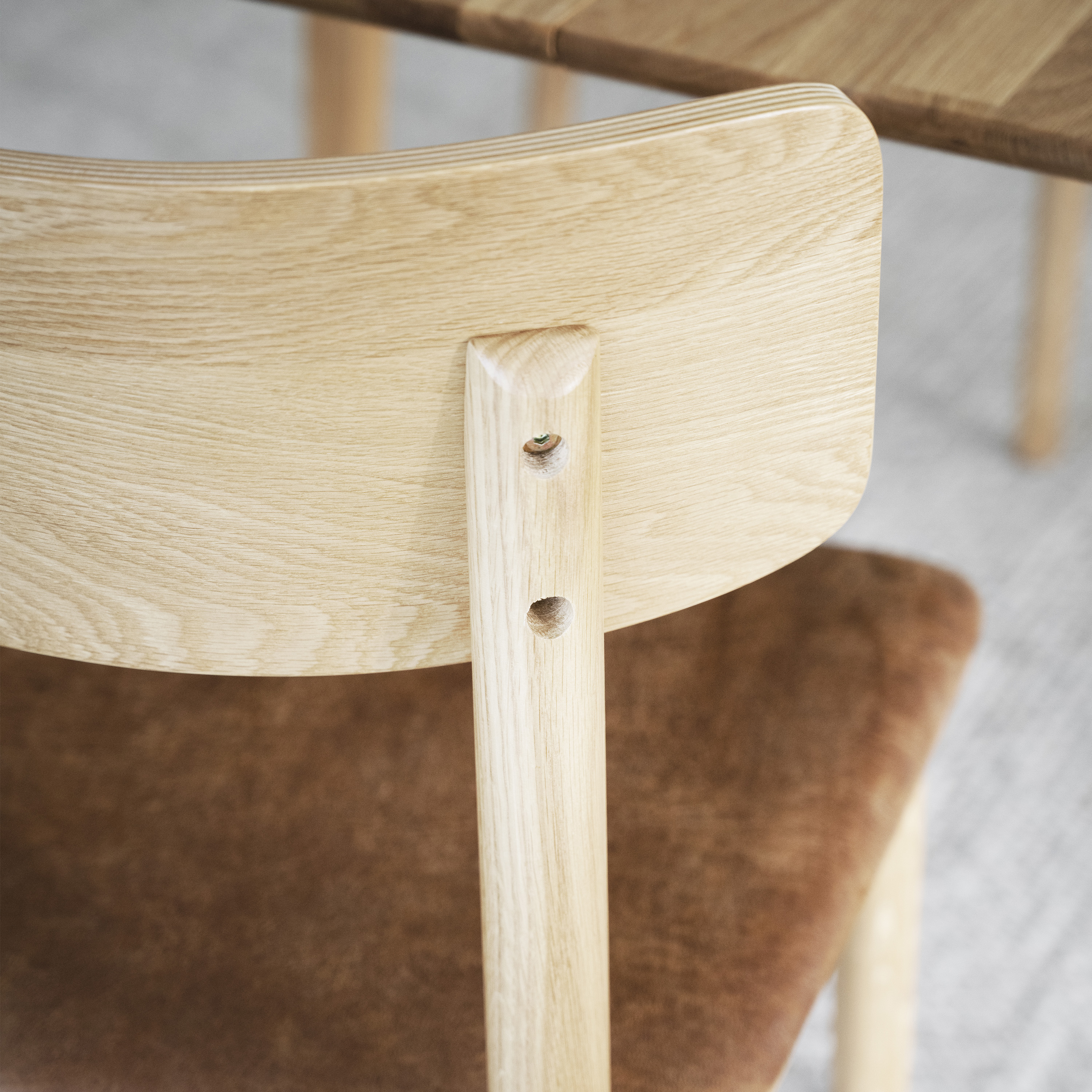 Rowico Home Wolcott Matstol Ek/Läder