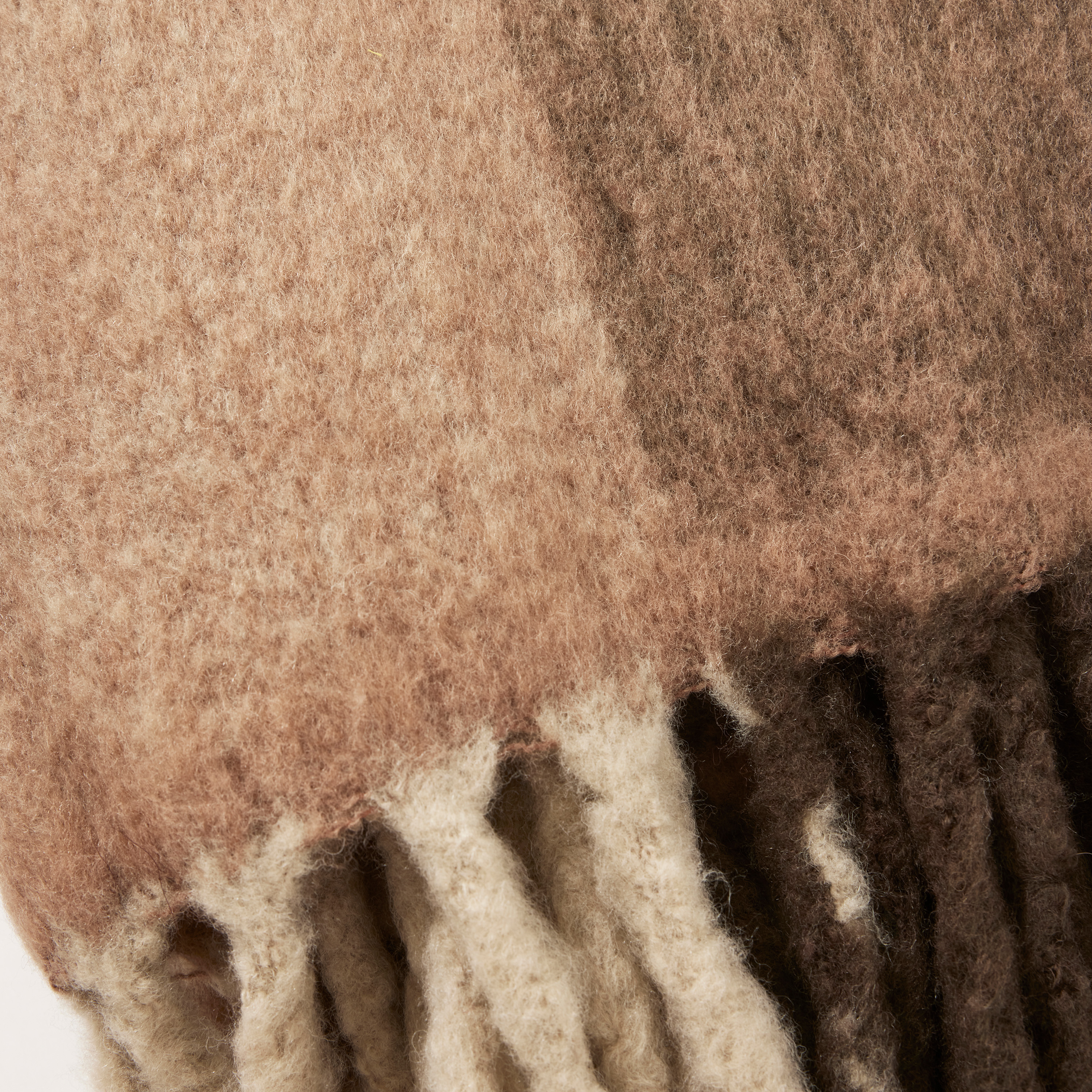 Jakobsdals Brown Check Mohair Torkkupeitto 130x170