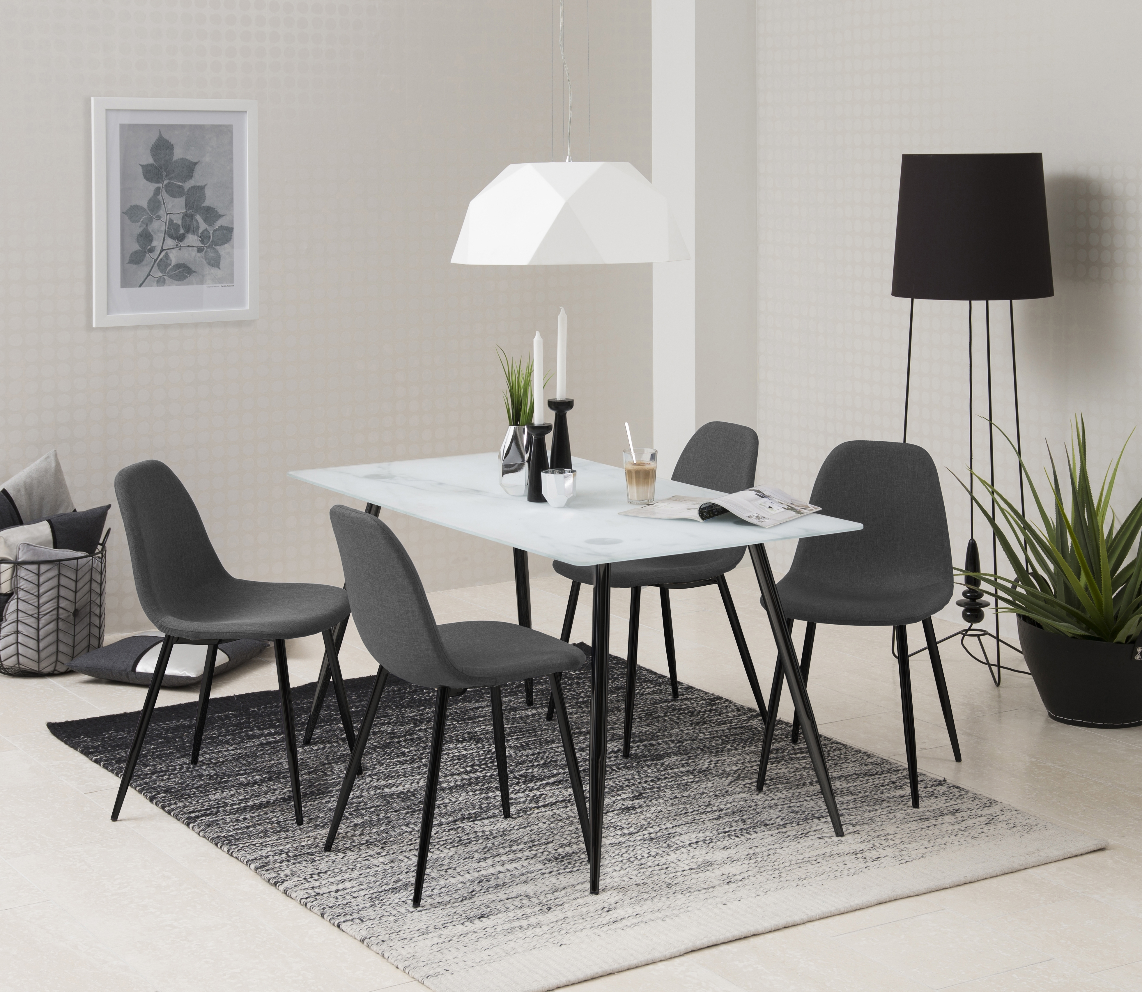 Nordic Home Maja Matstol Mörkgrå