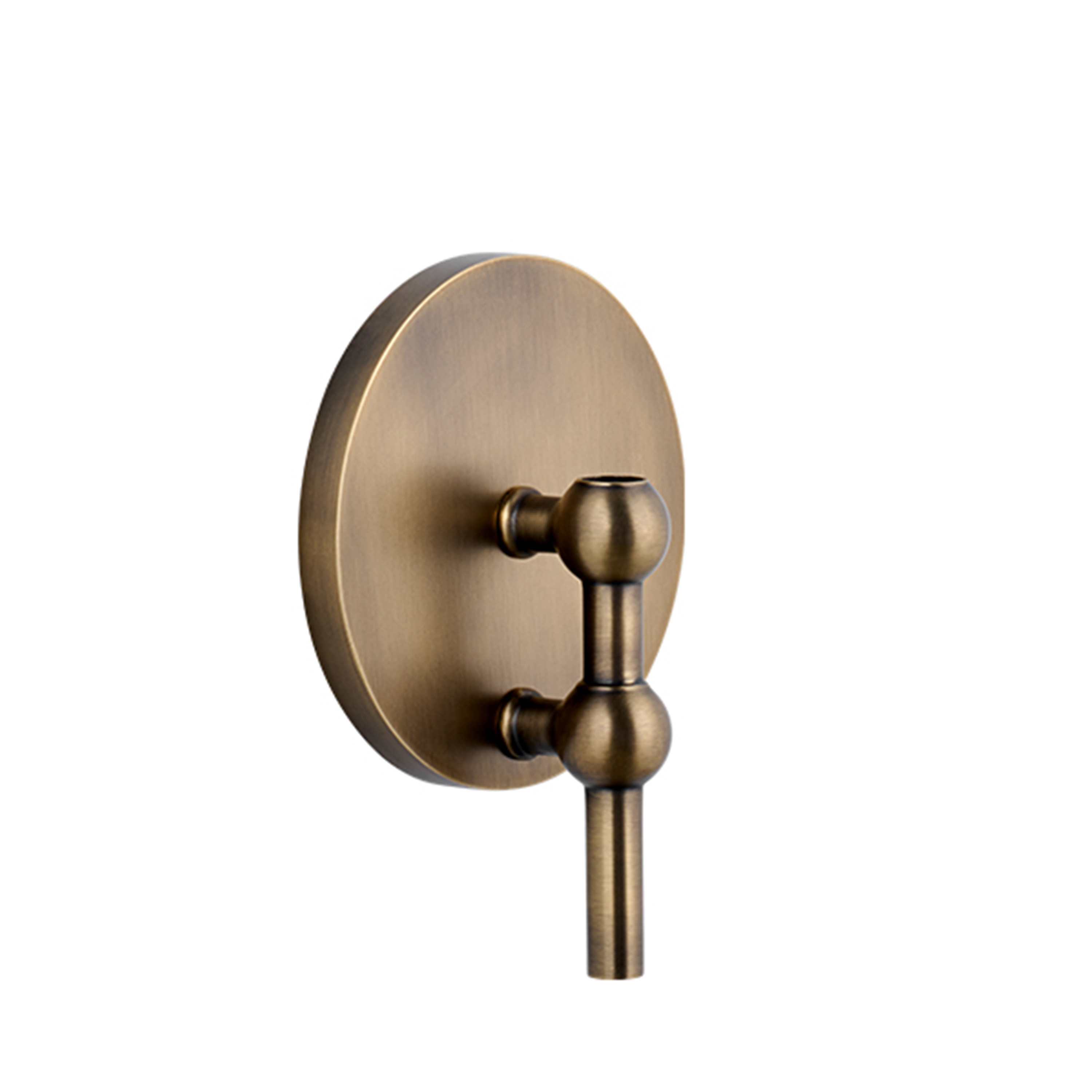 STOFF Nagel Vegglysestake Bronsert Messing - Brun  - Lysestaker