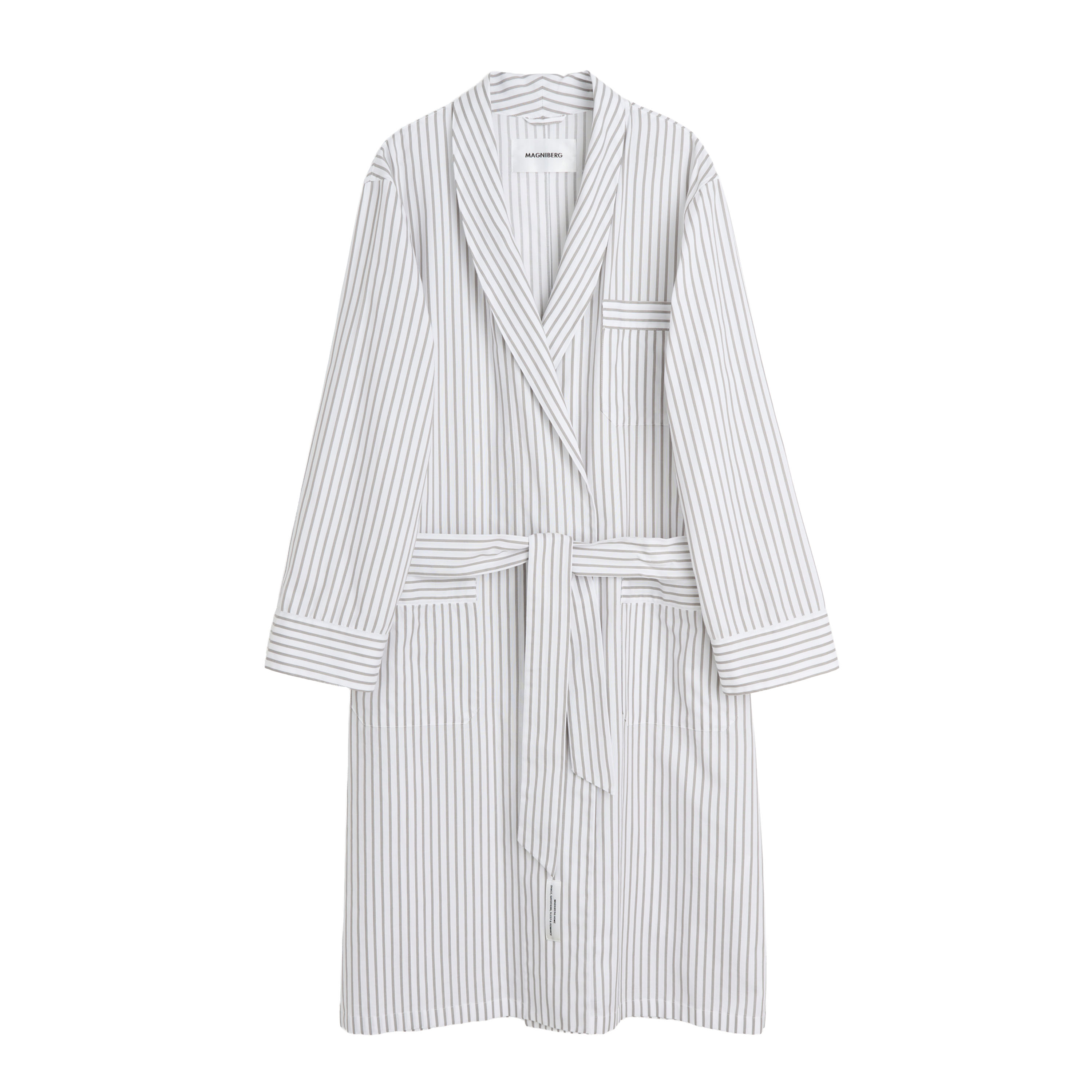 Voyage Morgonrock Stripe Gray Large