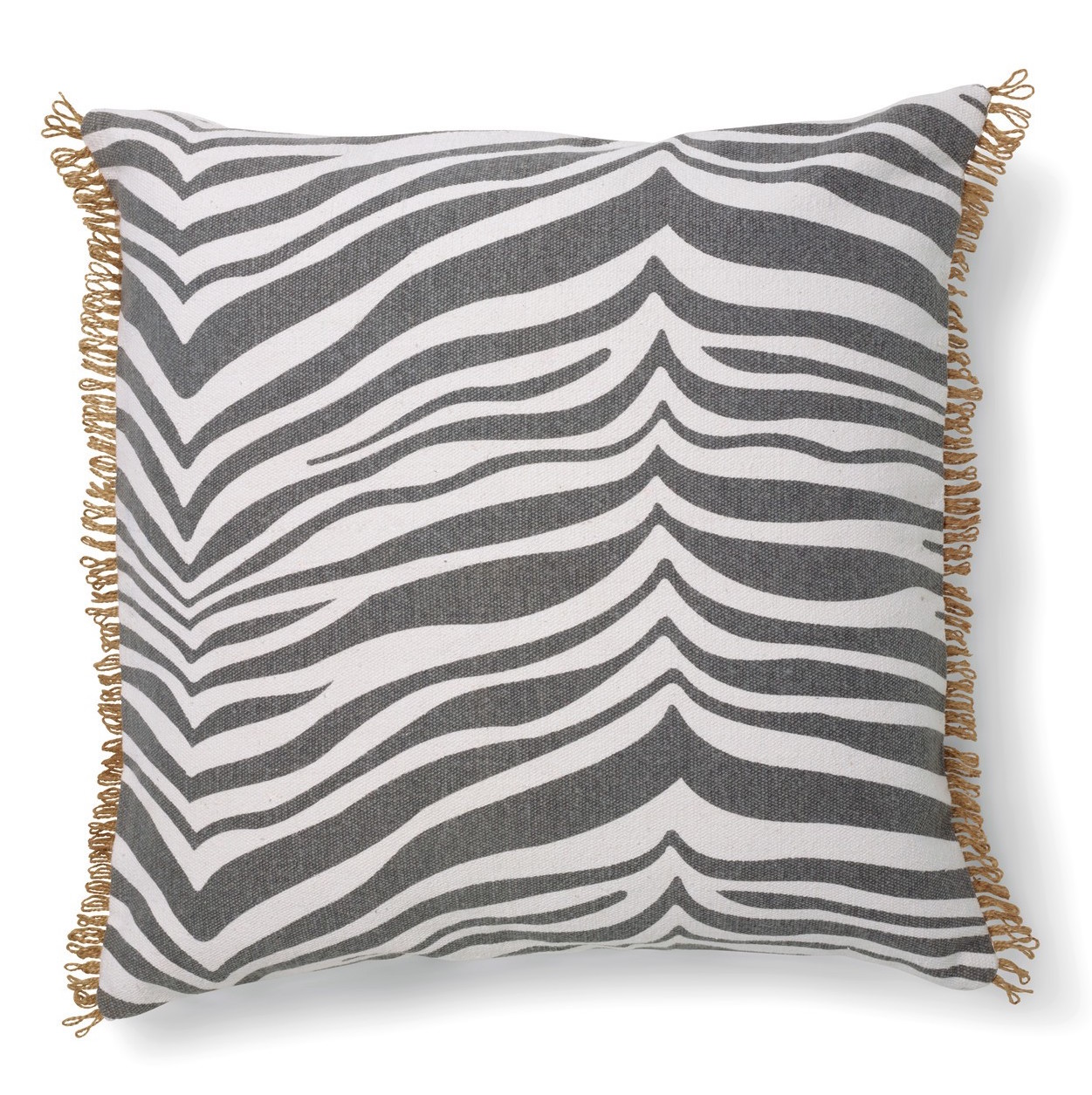 Zebra Prydnadskudde Titanium 50x50