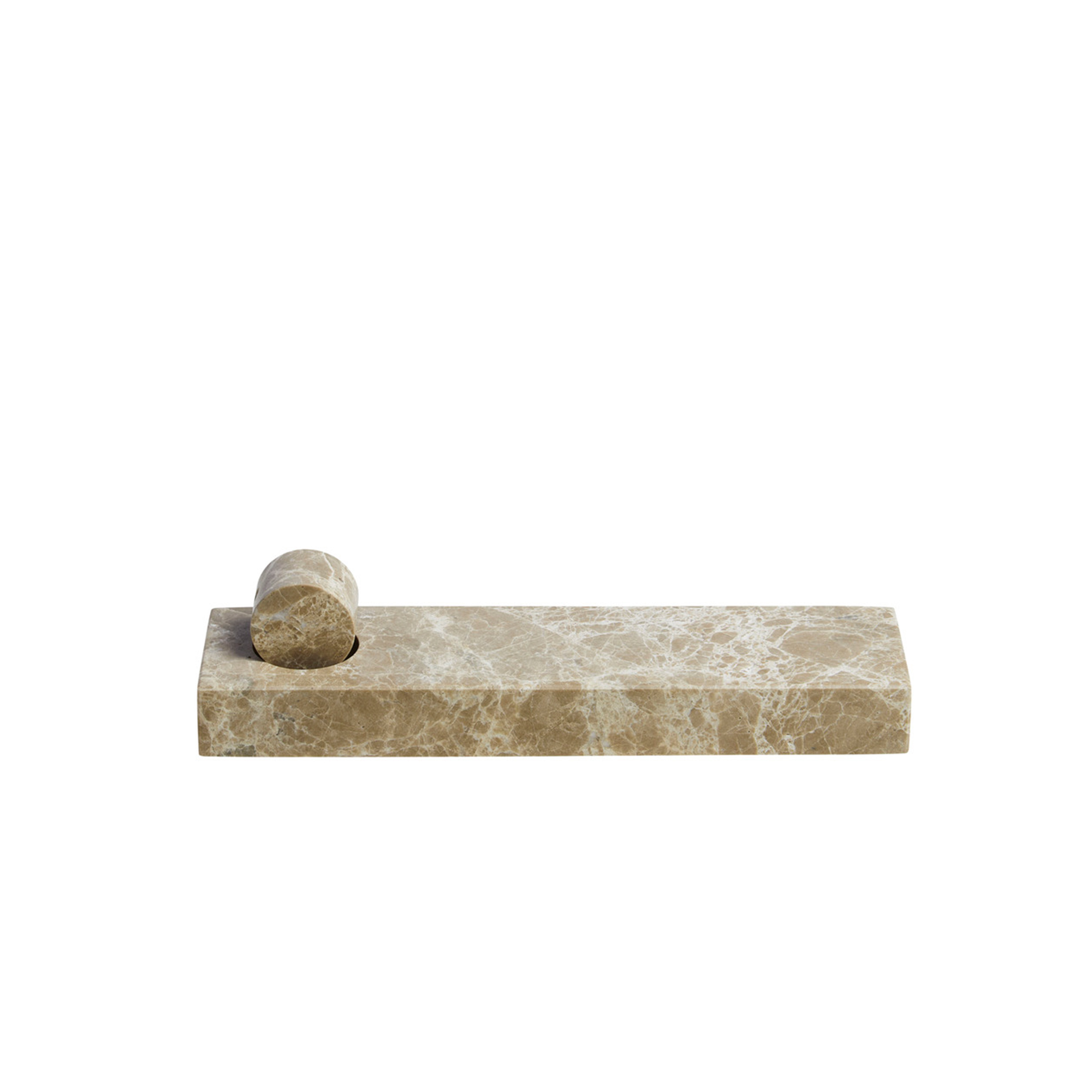 Monolith Rökelsehållare Light brown marble