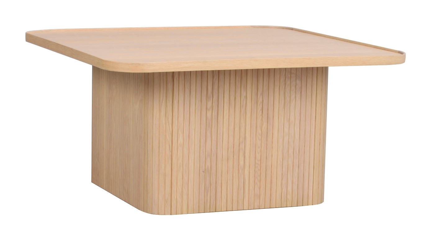 Sullivan Soffbord Vitpigmenterad Ek 80x80